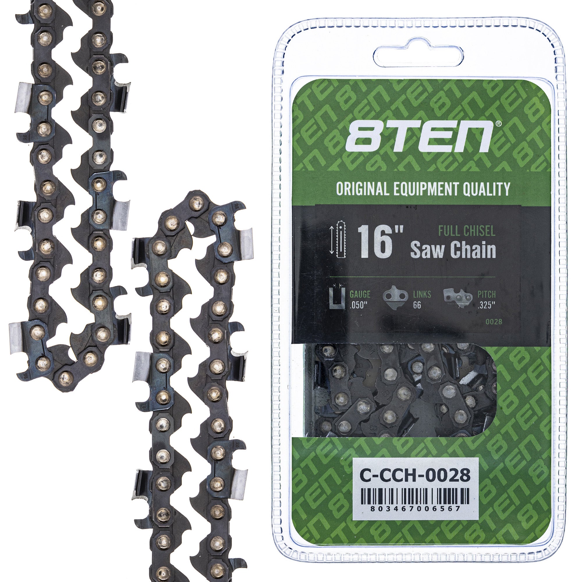 8TEN MK1010242 Guide Bar & Chain for EA6100PREG CS-4510 339 336