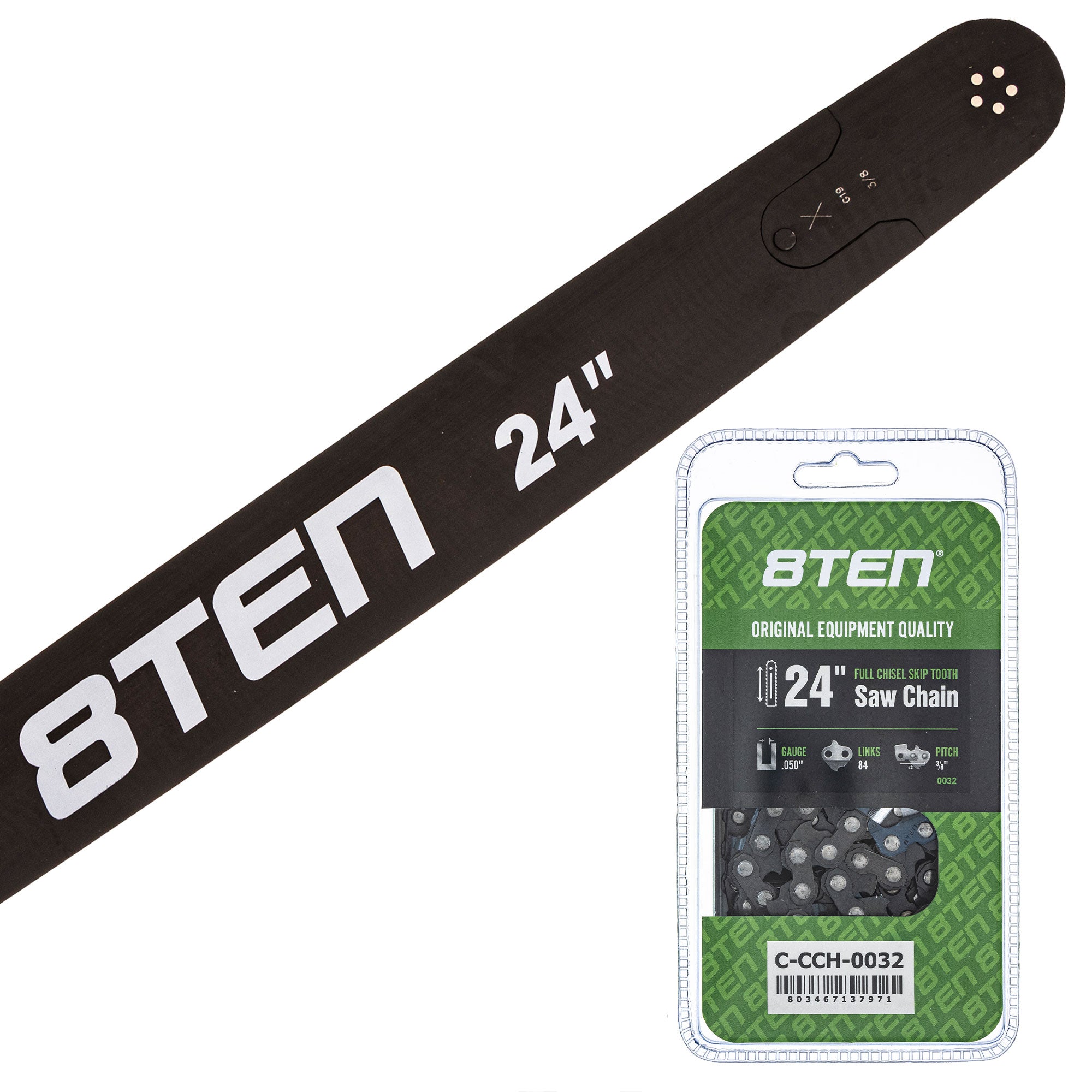 Chainsaw Bar & Chain Set 24 Inch for 575 8TEN MK1010246