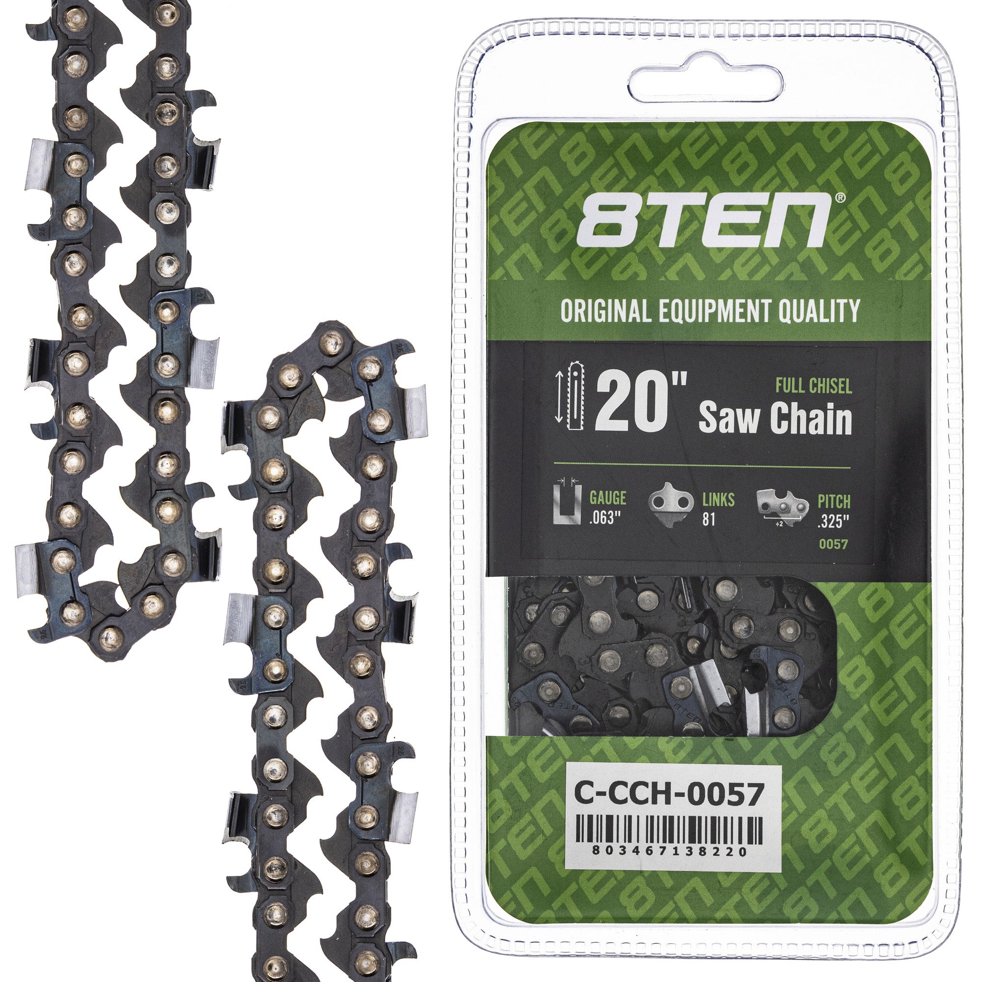 8TEN MK1010256 Guide Bar & Chain for MS 34 30 040