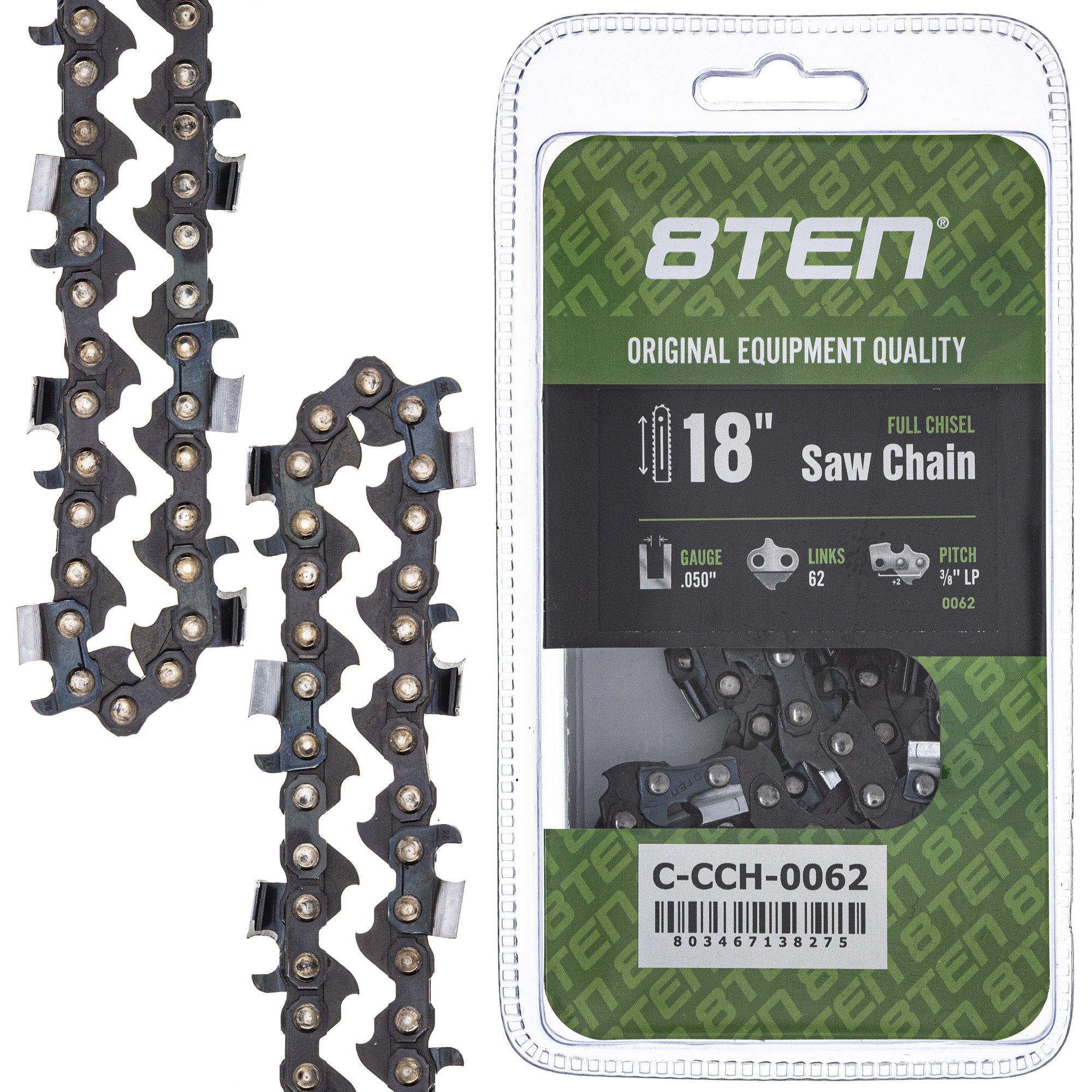 8TEN MK1010260 Guide Bar & Chain for DCS-5000 CS-400F CS-400