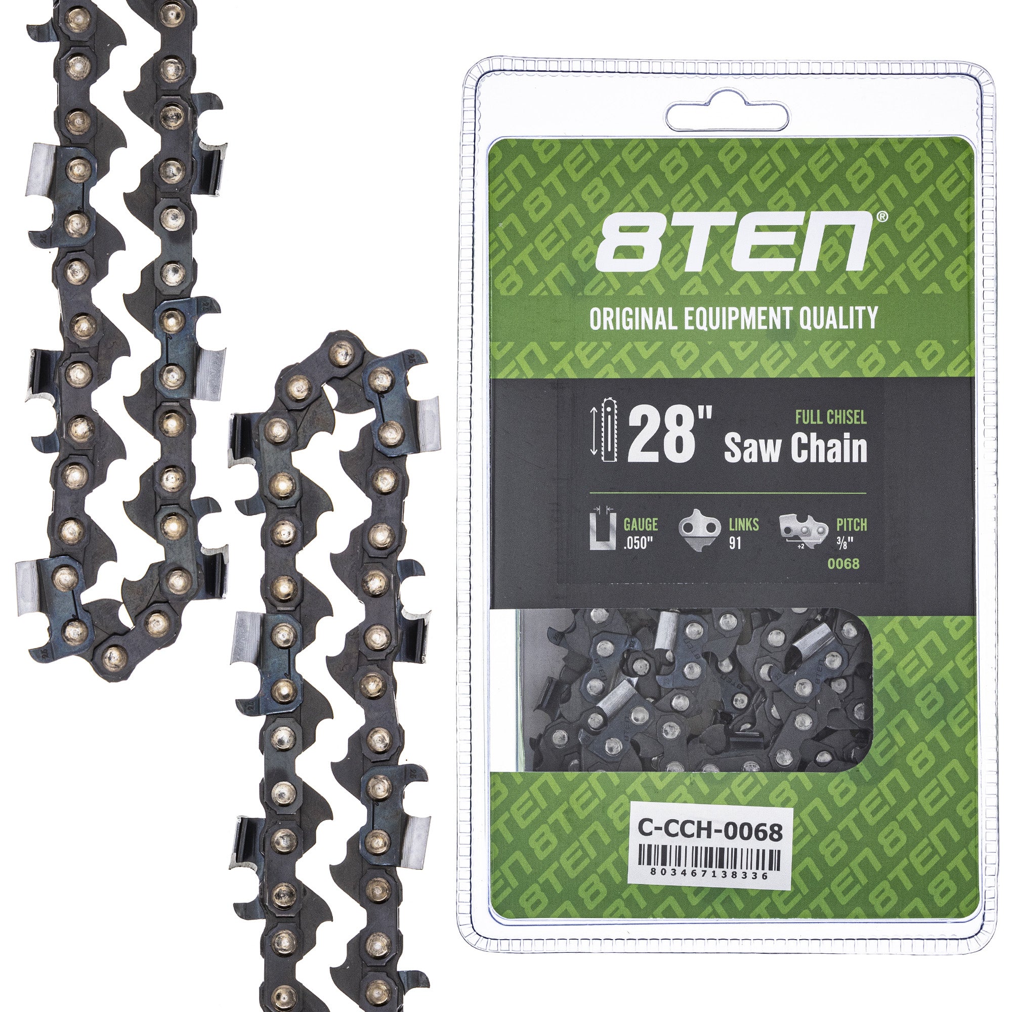 8TEN MK1010264 Guide Bar & Chain for MS 066 064 056