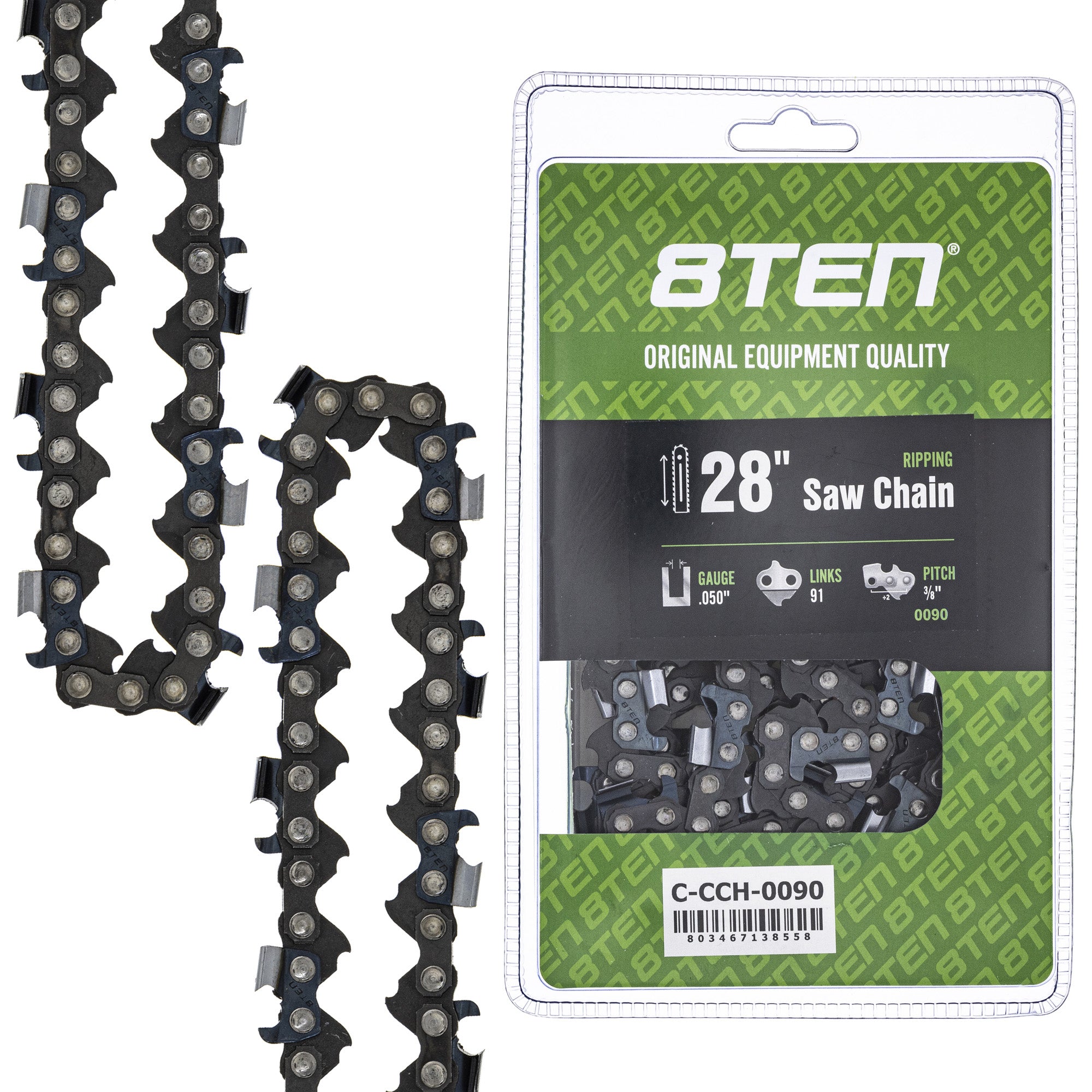 8TEN MK1010282 Guide Bar & Chain for MS 066 064 056
