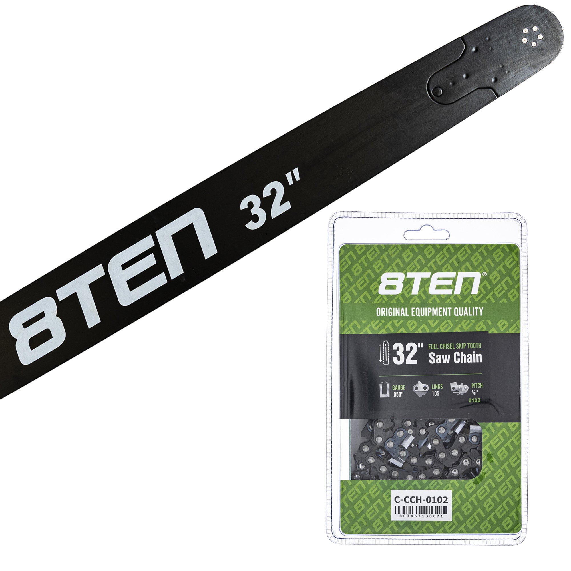 Chainsaw Bar & Chain Set 32 Inch for PS DCS7901 DCS7301 DCS6421 8TEN MK1010291