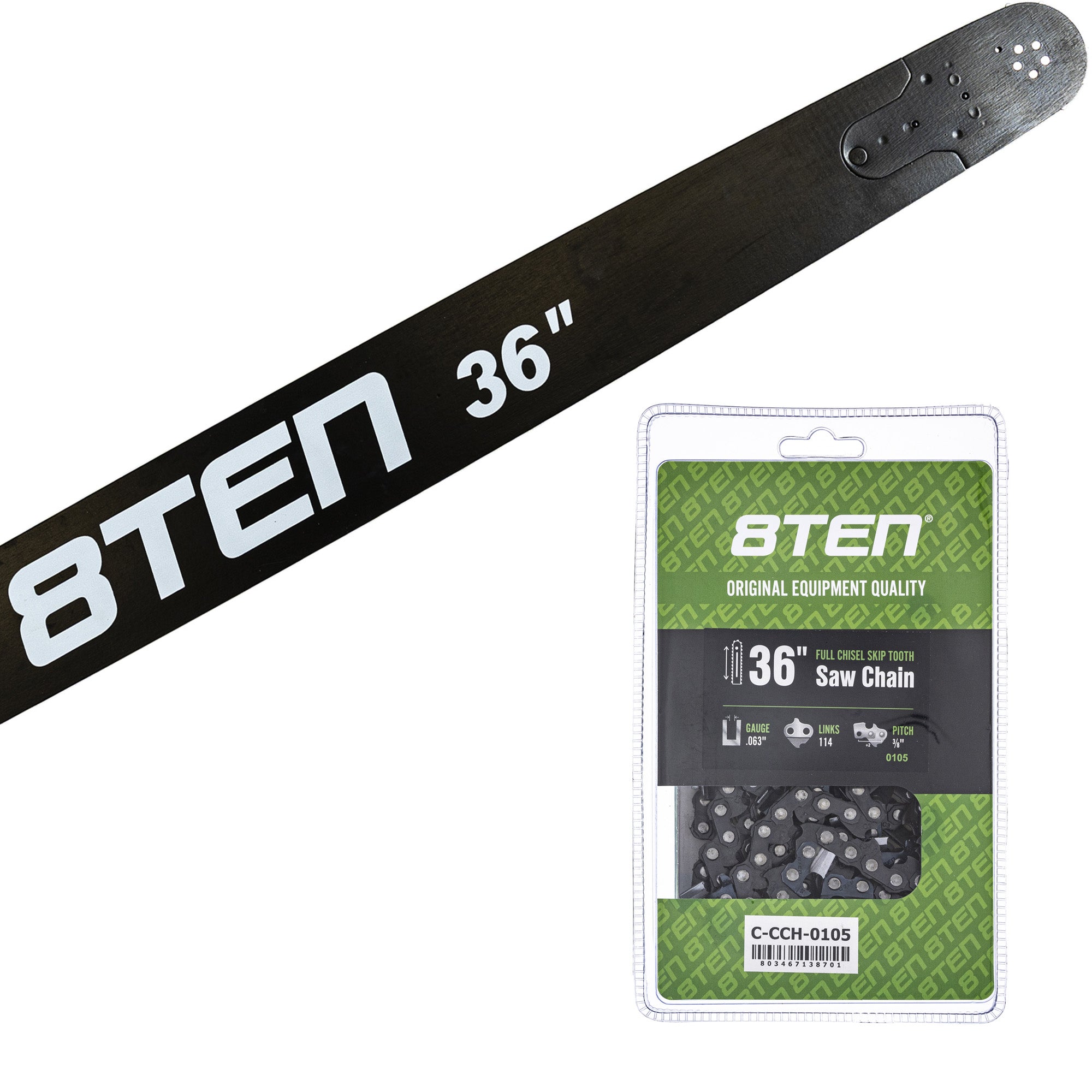 Chainsaw Bar & Chain Set 36 Inch for MSE MS E 088 8TEN MK1010292