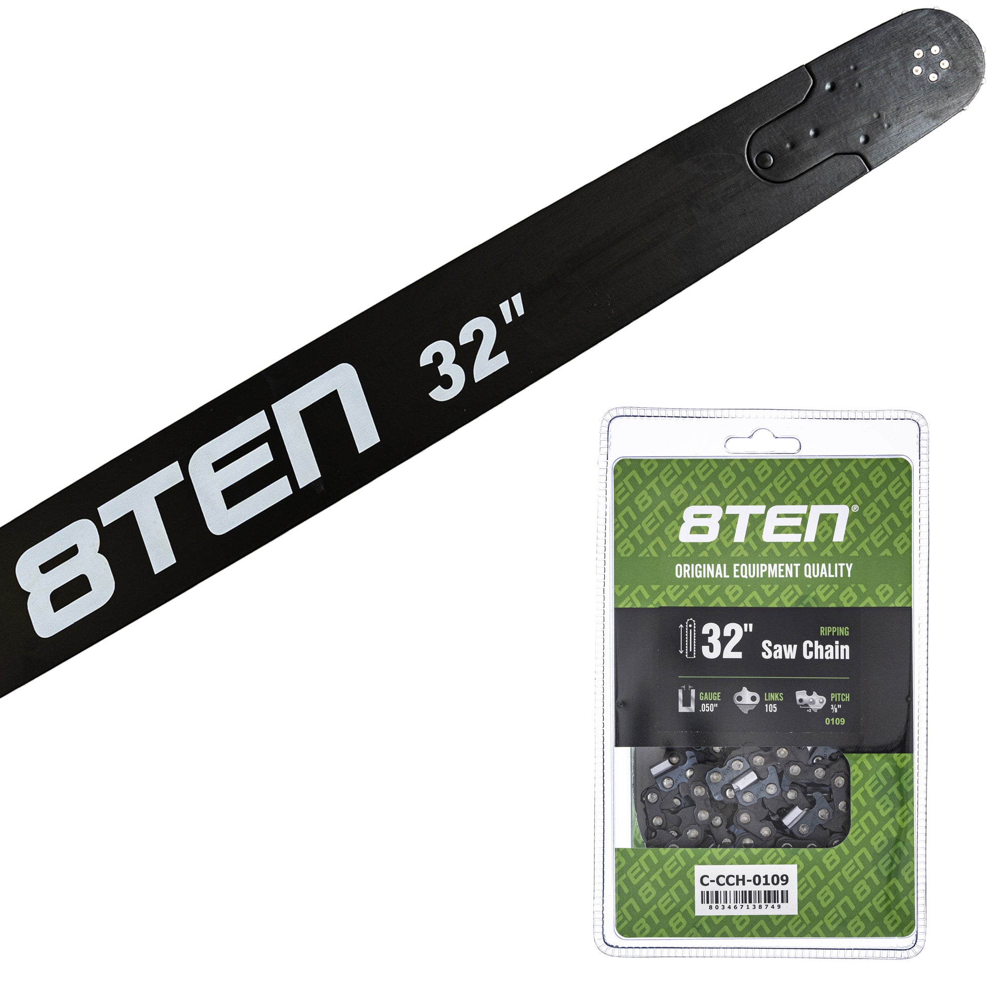 Chainsaw Bar & Chain Set 32 Inch for PS DCS7901 DCS7301 DCS6421 8TEN MK1010295