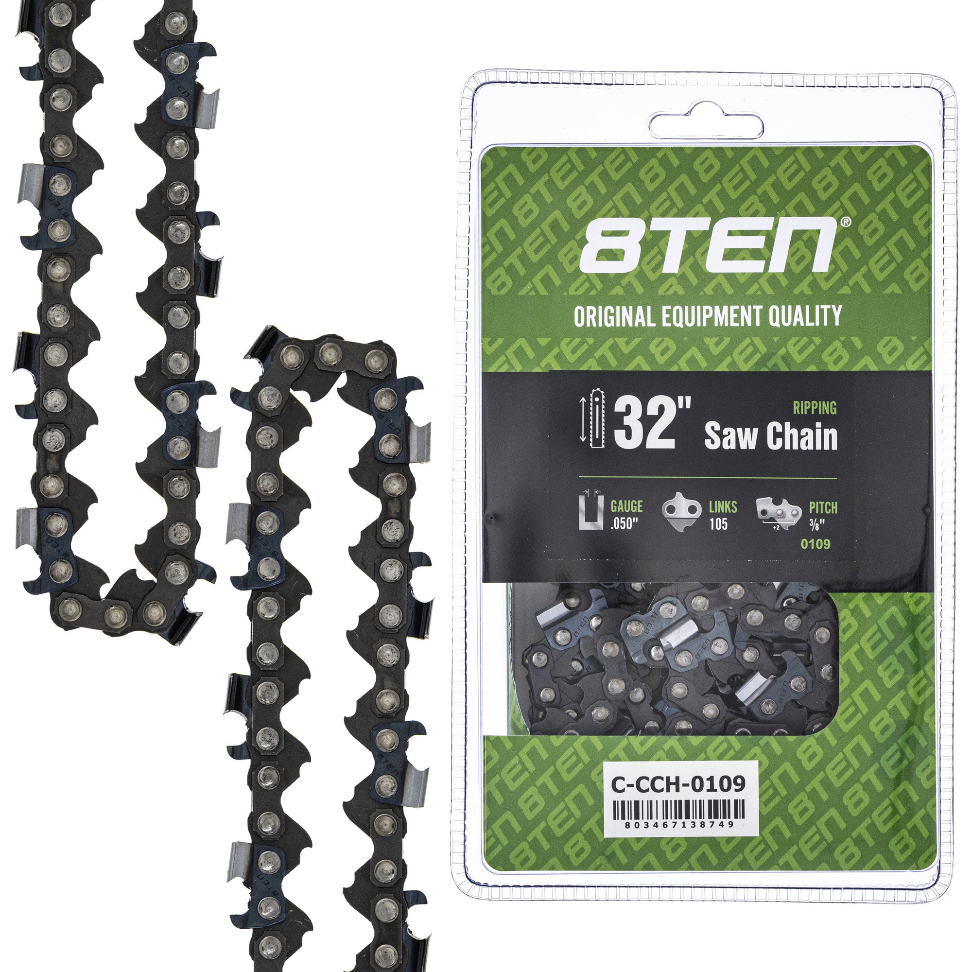 8TEN MK1010295 Guide Bar & Chain for PS CS-7310PW CS-7310P