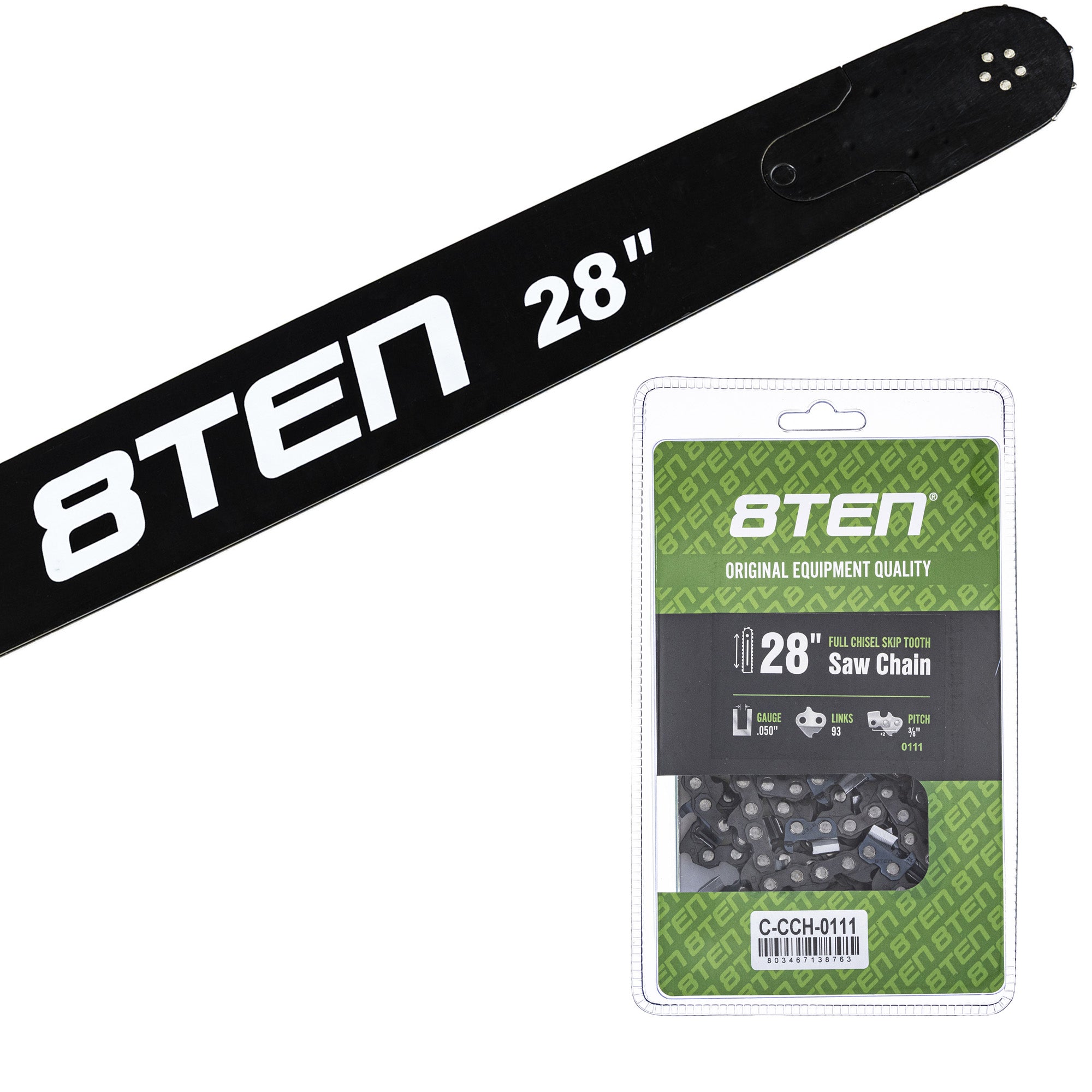 Chainsaw Bar & Chain Set 28 Inch for CS-7310PW CS-7310P 8TEN MK1010297