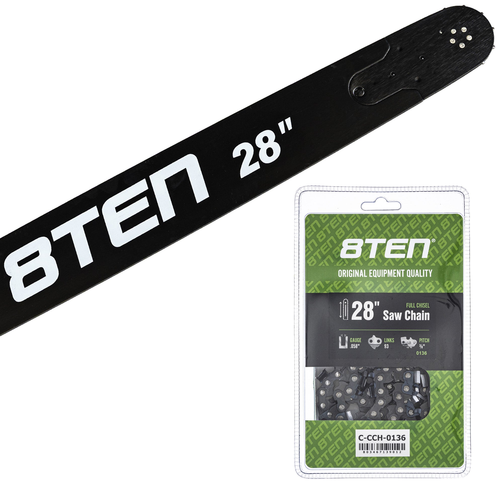 Chainsaw Bar & Chain Set 28 Inch for MT DCS7901 DCS7301 DCS6421 8TEN MK1010309