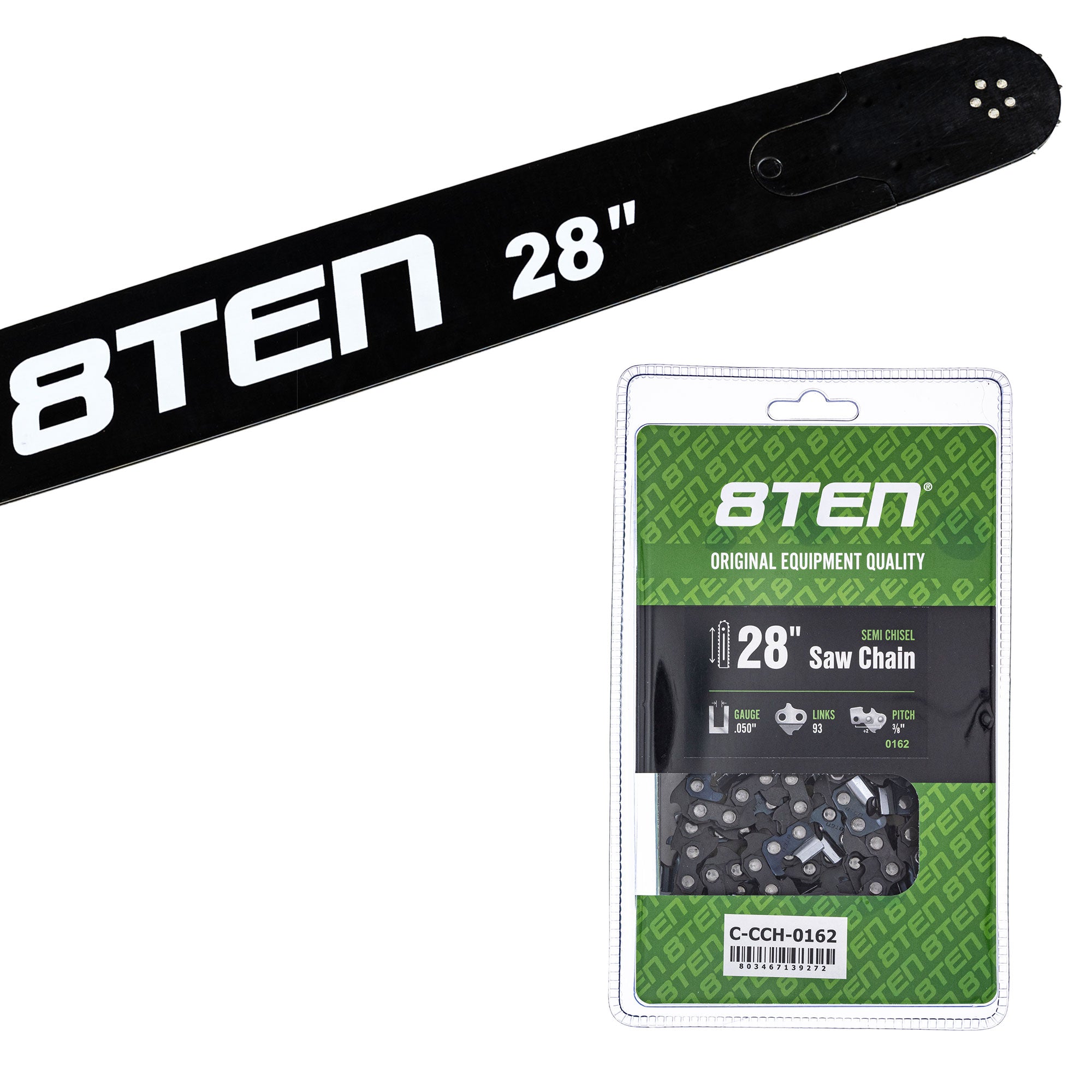 Chainsaw Bar & Chain Set 28 Inch for CS-7310PW CS-7310P 8TEN MK1010323