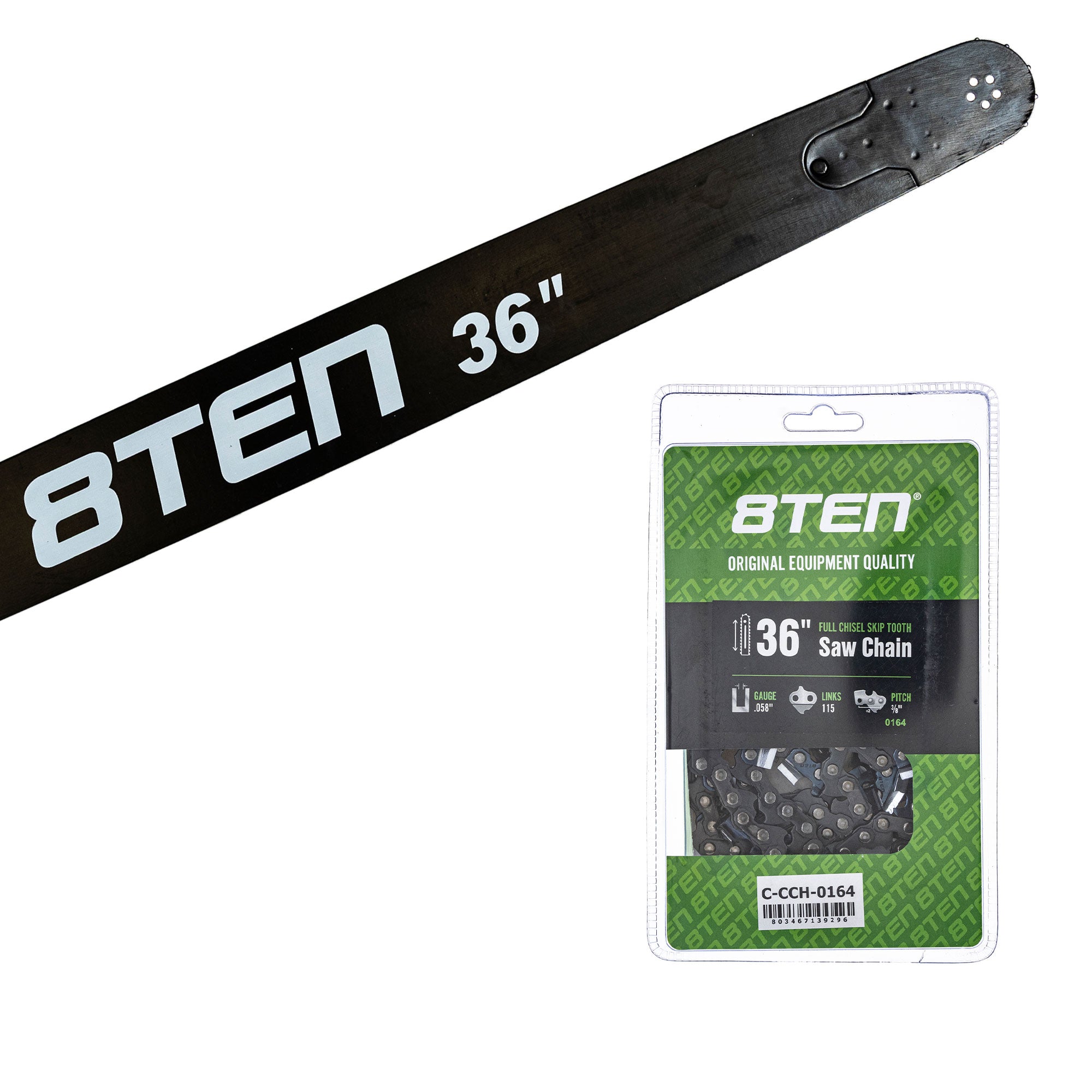 Chainsaw Bar & Chain Set 36 Inch for 8TEN MK1010325