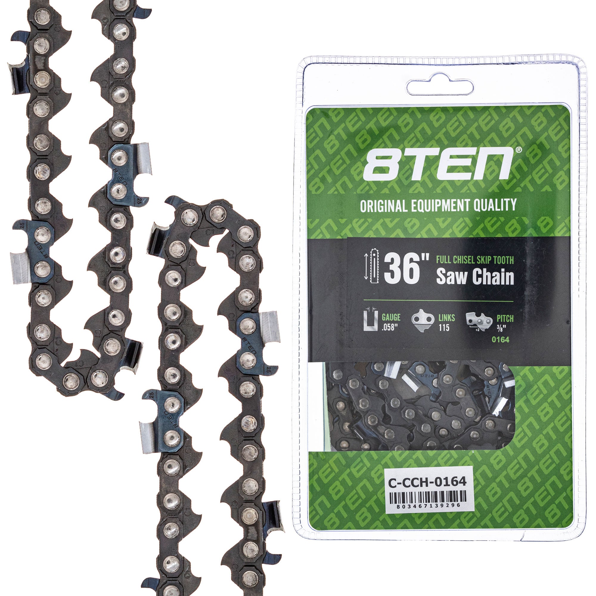8TEN MK1010325 Guide Bar & Chain for