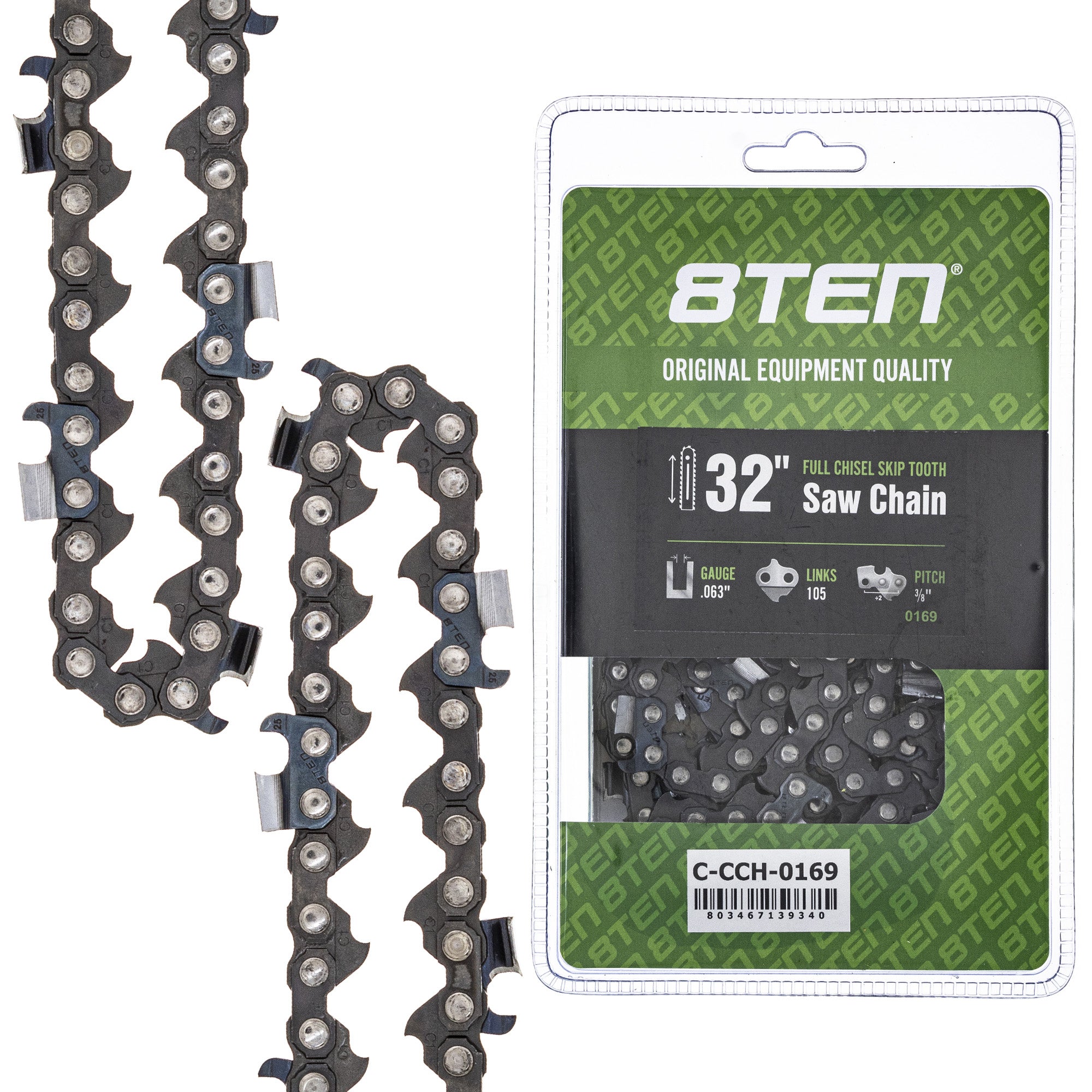 8TEN MK1010328 Guide Bar & Chain for PS