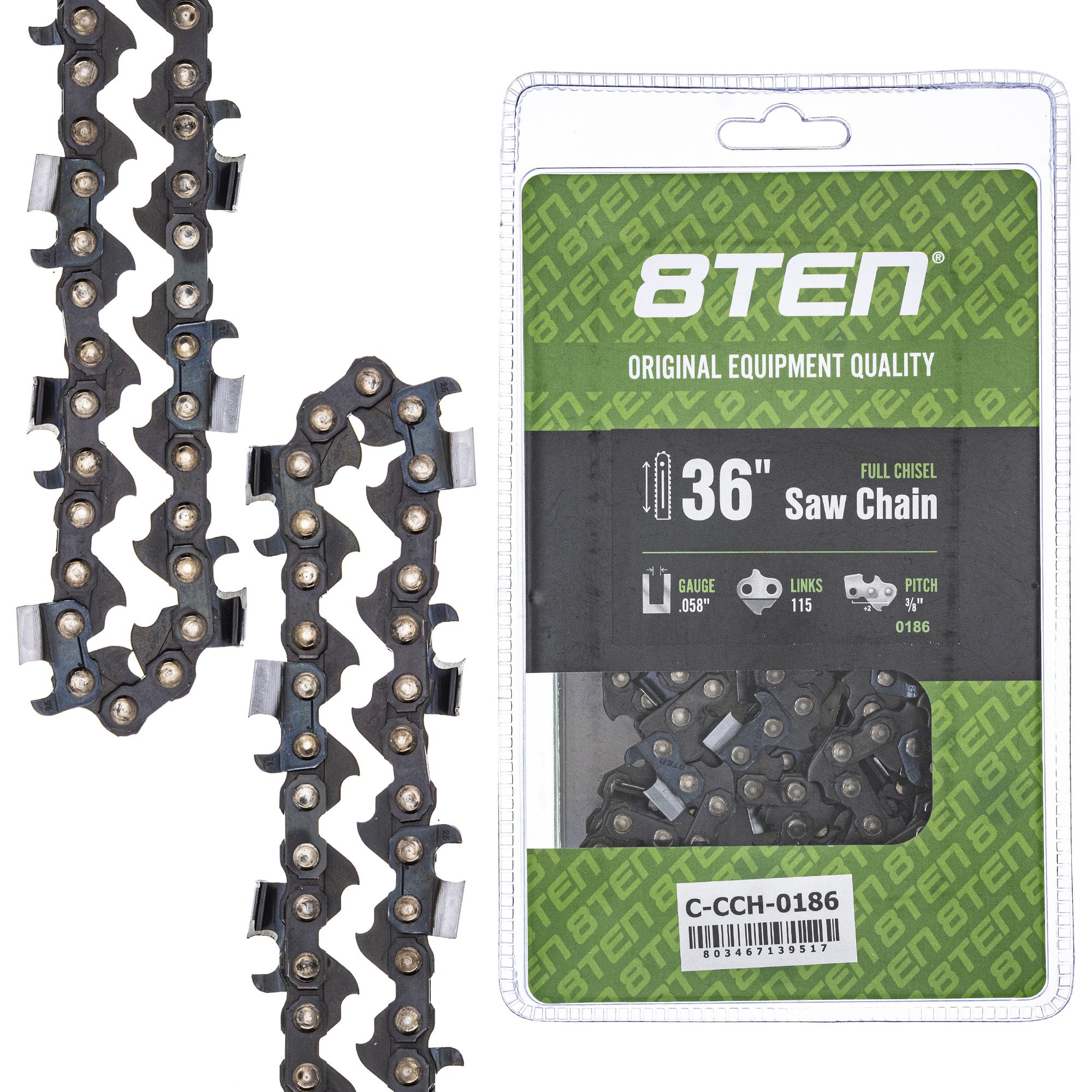 8TEN MK1010336 Guide Bar & Chain for