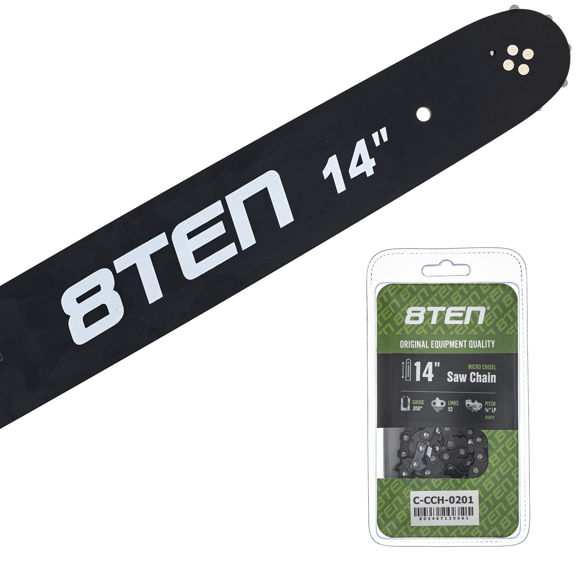 Chainsaw Bar & Chain Set 14 Inch for 23 20 192 190 8TEN MK1010343