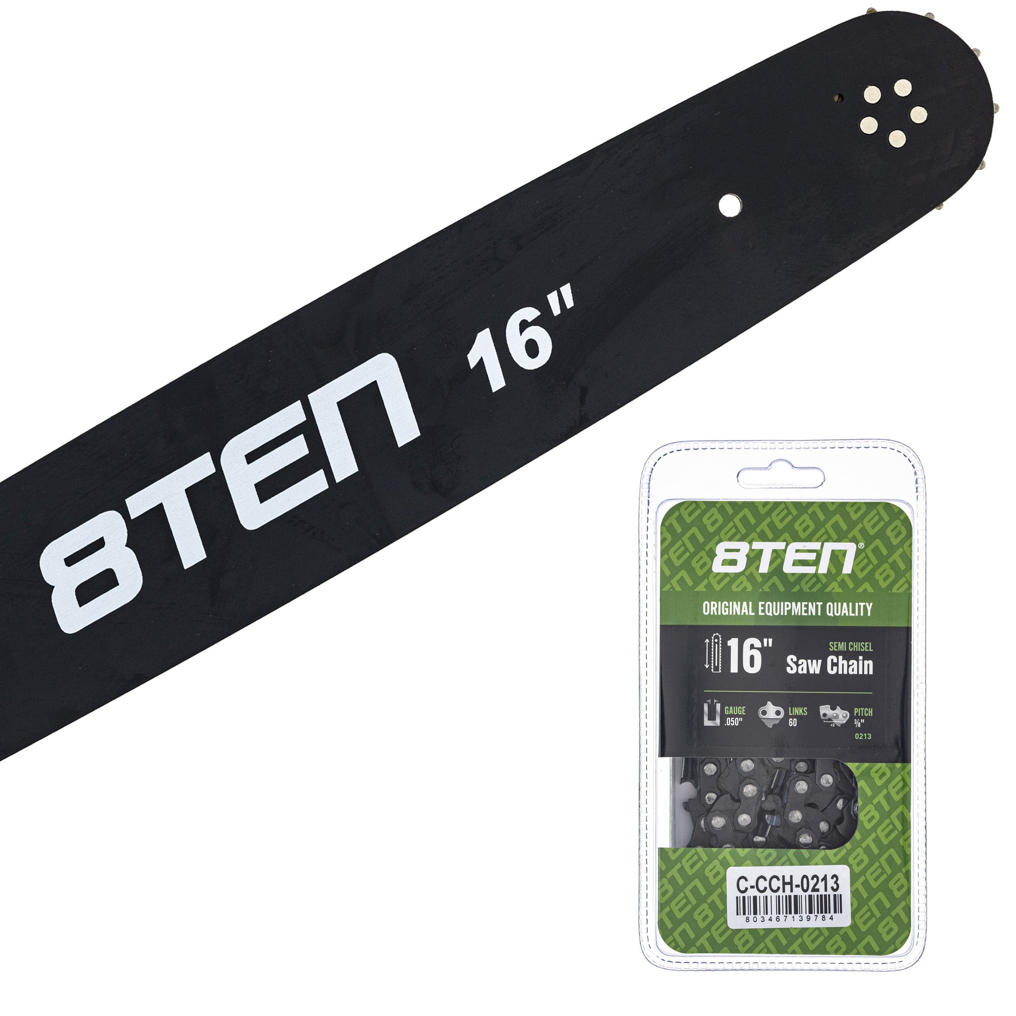 Chainsaw Bar & Chain Set 16 Inch for MS 066 064 056 8TEN MK1010348
