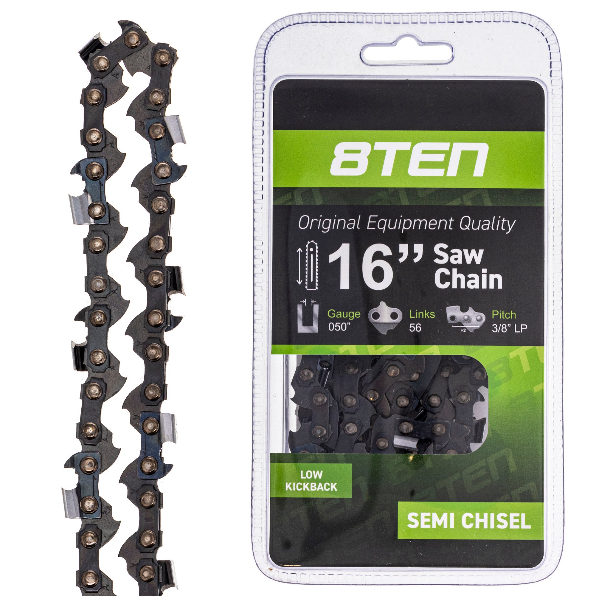 8TEN MK1010361 Guide Bar & Chain for PS Pro ECS-3000 ECS-2000