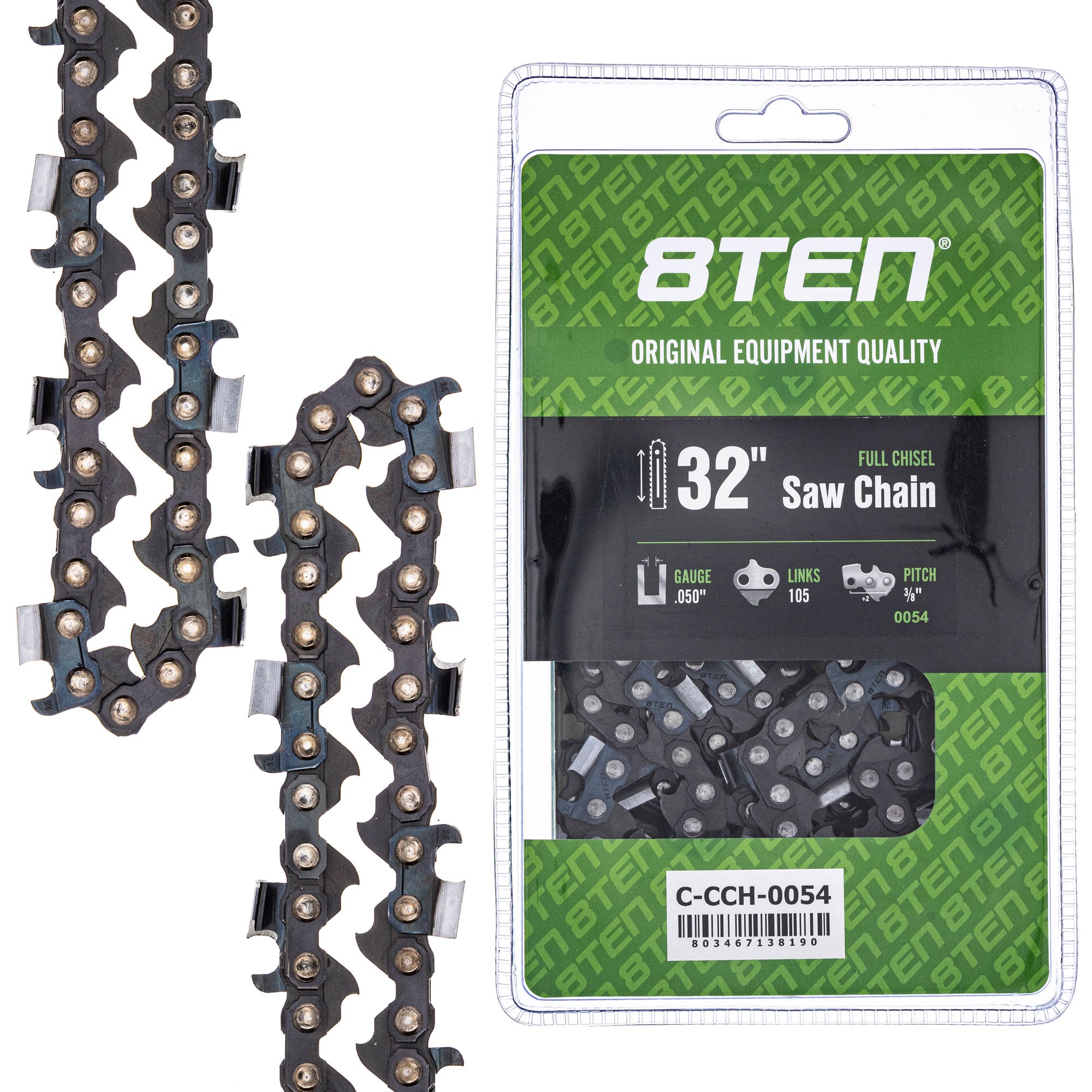 8TEN MK1010376 Guide Bar & Chain for PS CS-800P CS-8000 CS-7310PW