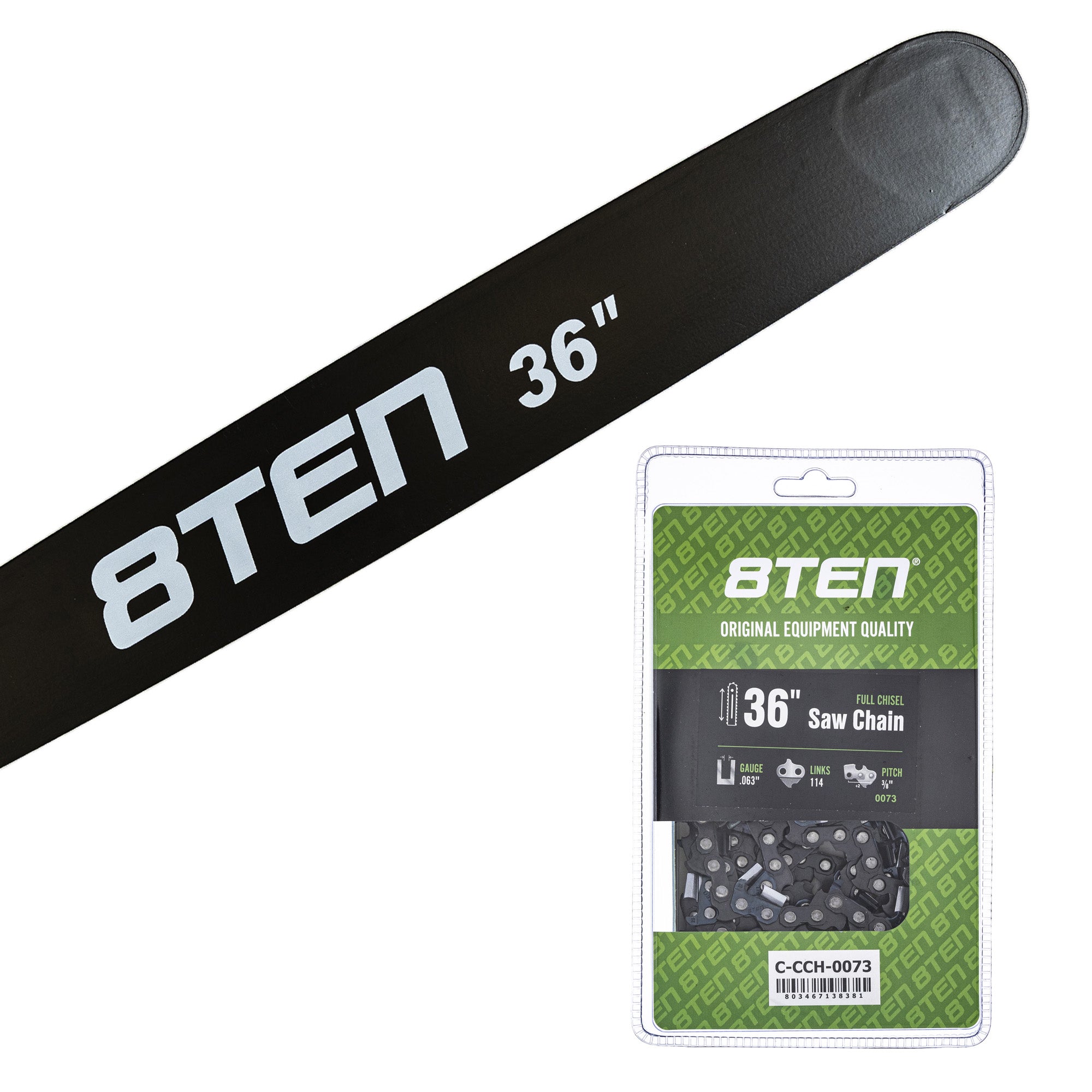 Chainsaw Bar & Chain Set 36 Inch for MSE MS E 088 8TEN MK1010379