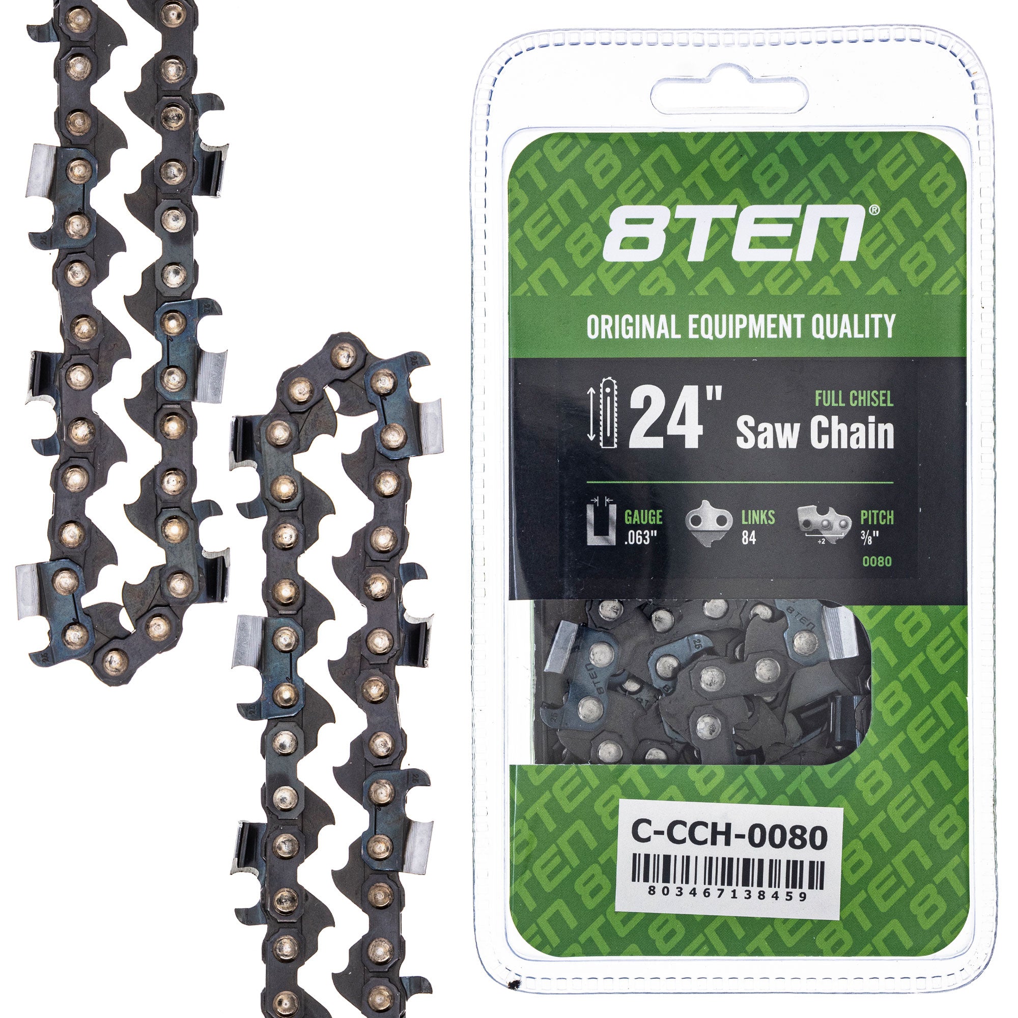 8TEN MK1010381 Guide Bar & Chain for PS EA7900P EA7300P DCS7901