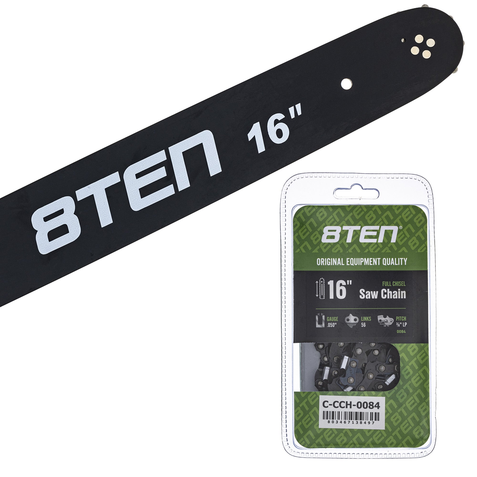Chainsaw Bar & Chain Set 16 Inch for 142 137 8TEN MK1010383