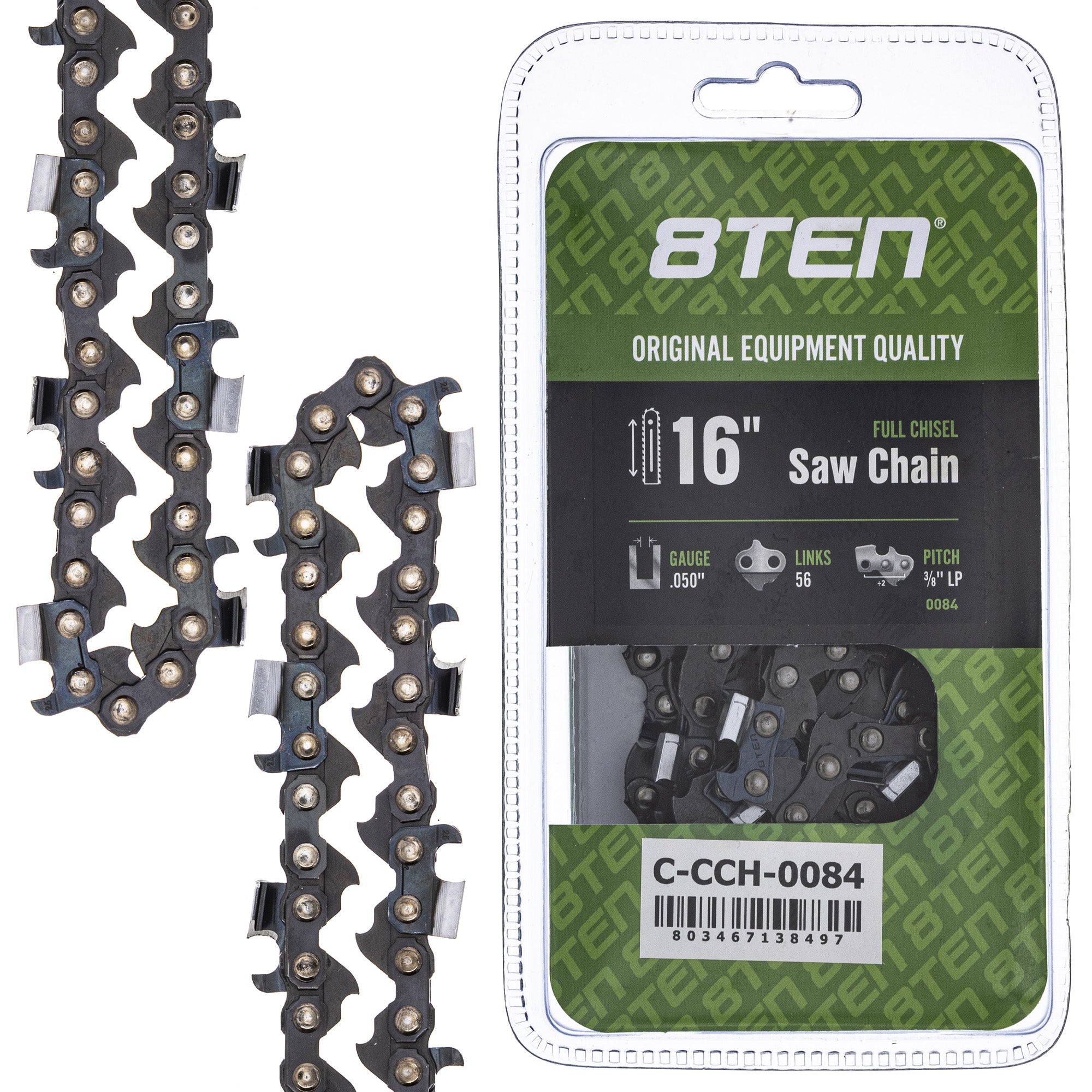 8TEN MK1010383 Guide Bar & Chain for 142 137