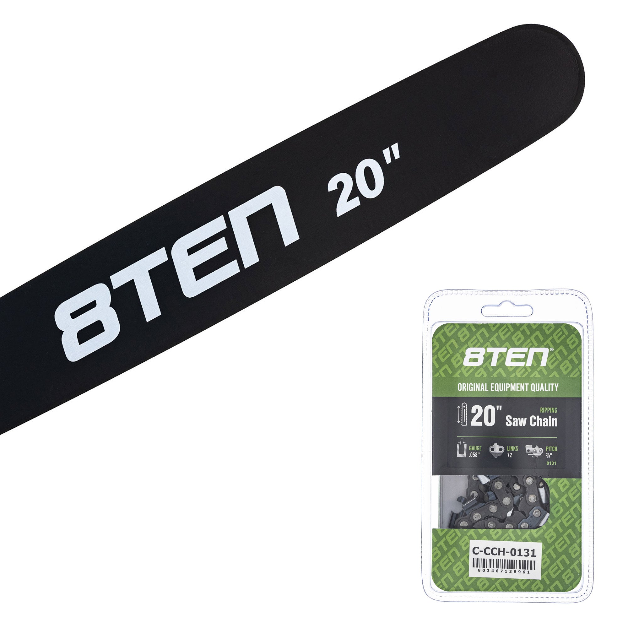 Chainsaw Bar & Chain Set 20 Inch for EA7900P EA7300P DCS7901 DCS7301 8TEN MK1010394