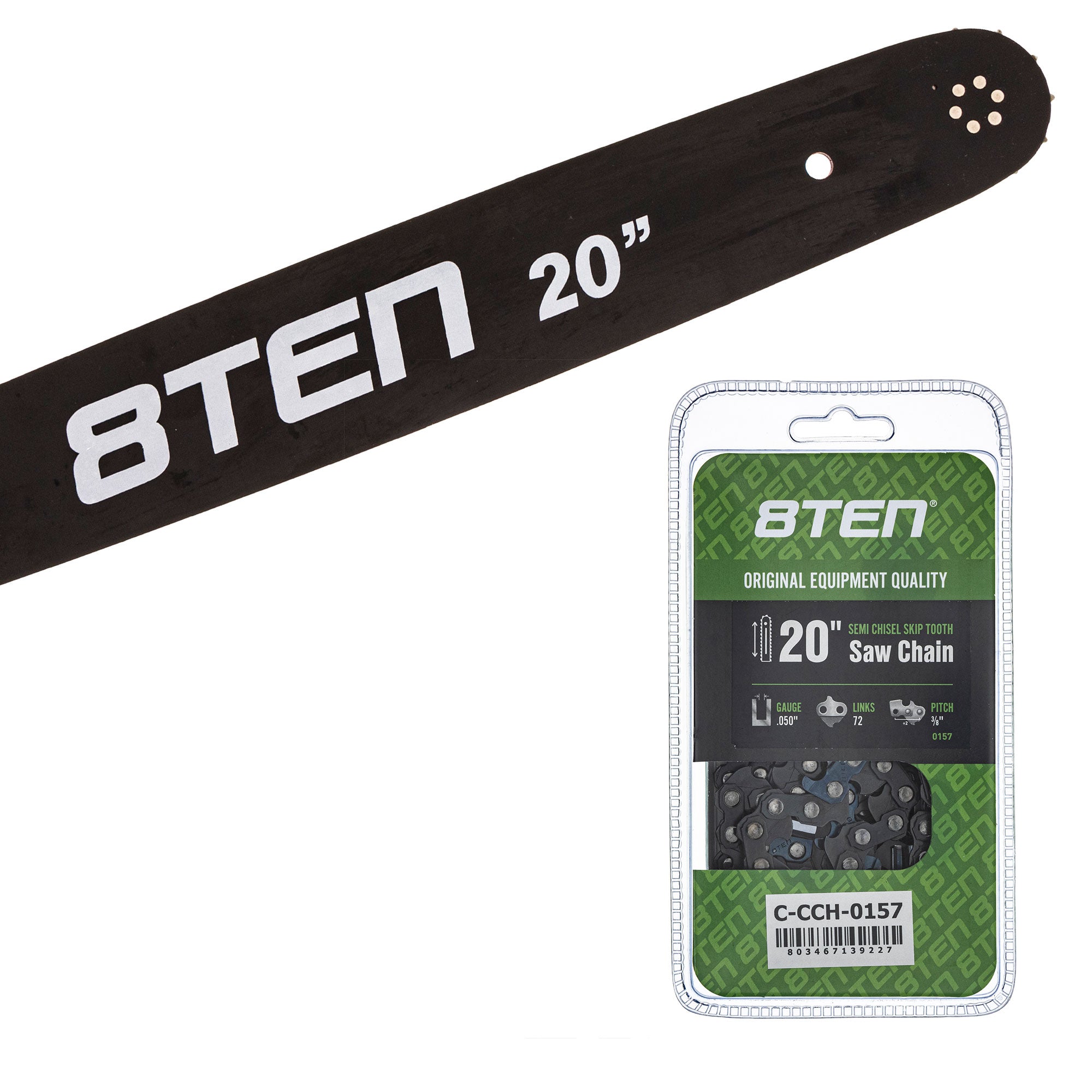 Chainsaw Bar & Chain Set 20 Inch for MS 634 30 066 8TEN MK1010395