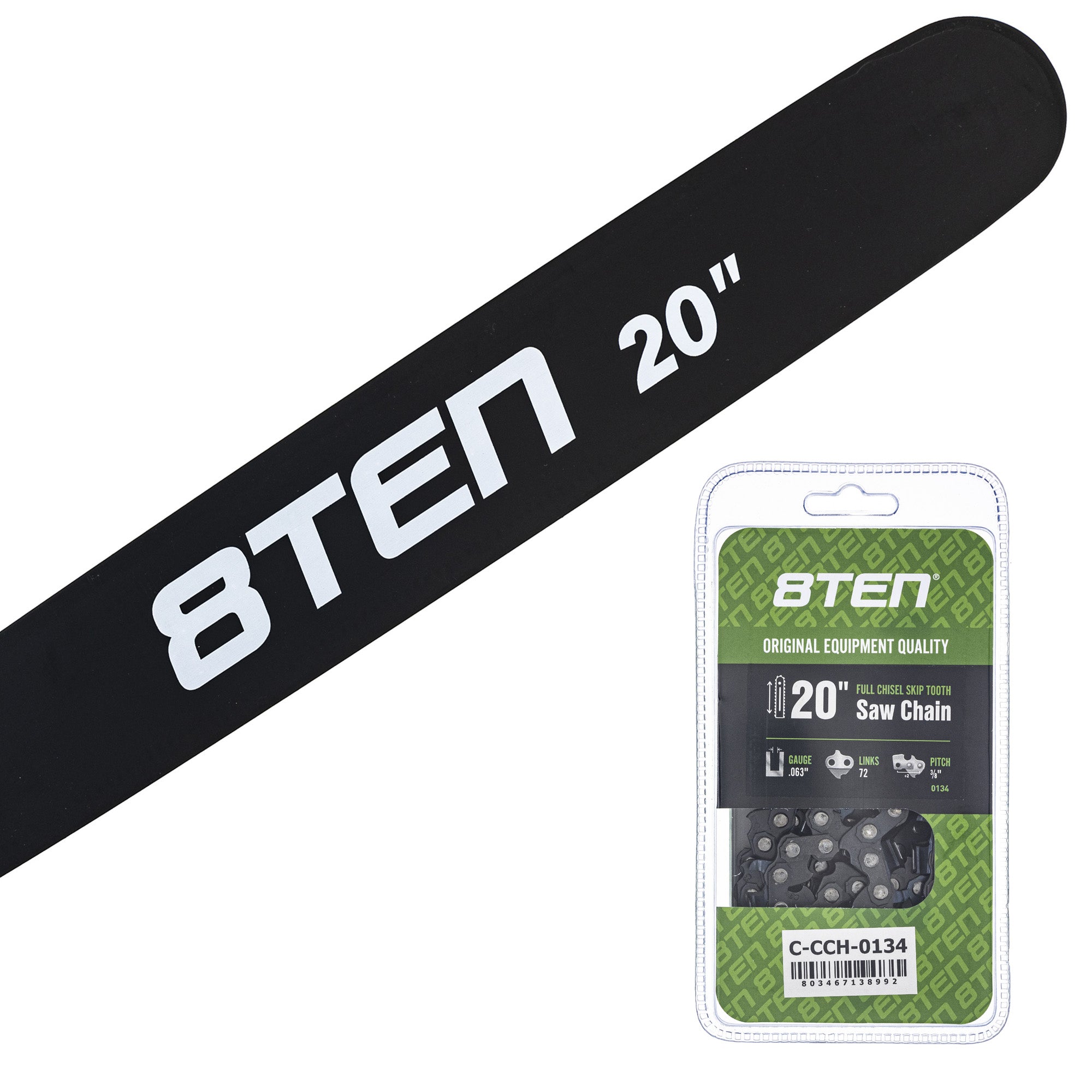 Chainsaw Bar & Chain Set 20 Inch for PS 8TEN MK1010396