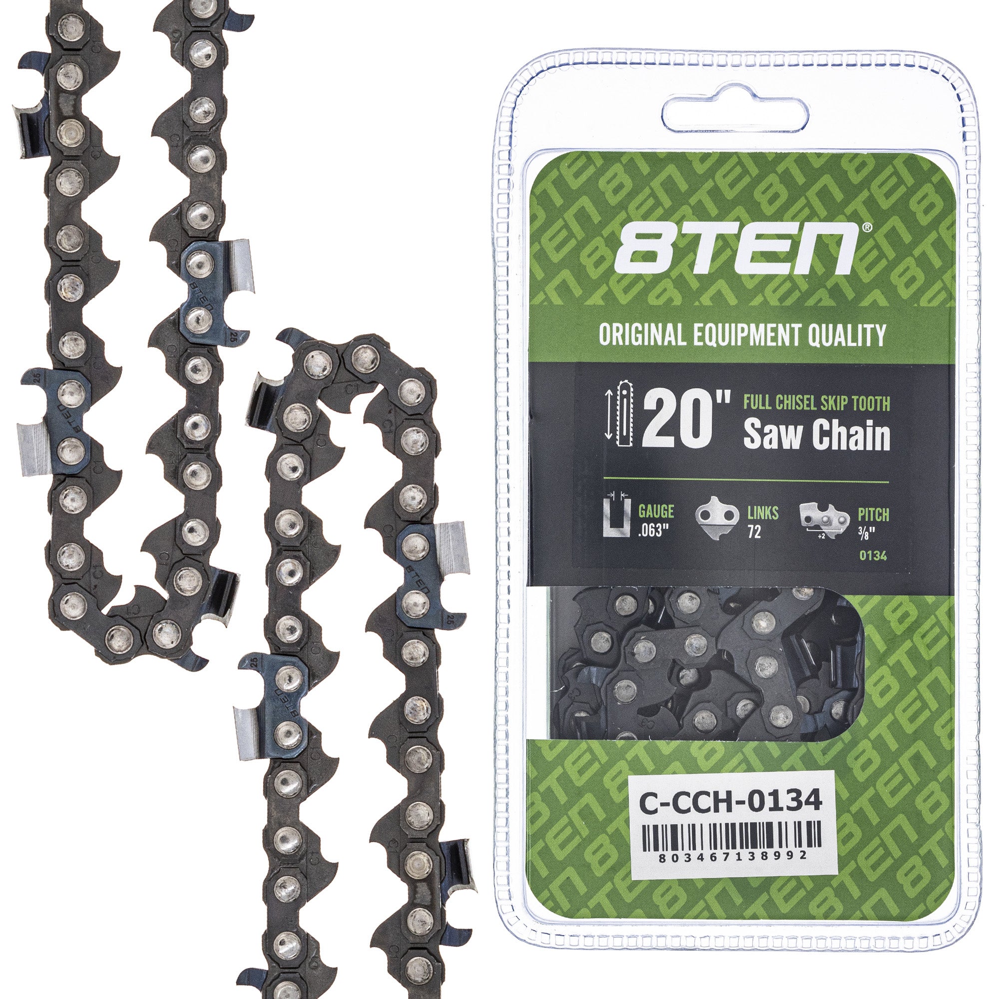 8TEN MK1010396 Guide Bar & Chain for PS