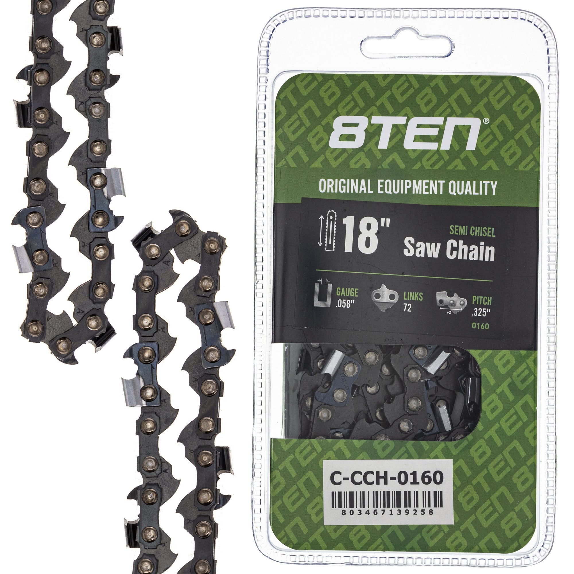 8TEN MK1010402 Guide Bar & Chain for EA6100P53G EA6100P53E
