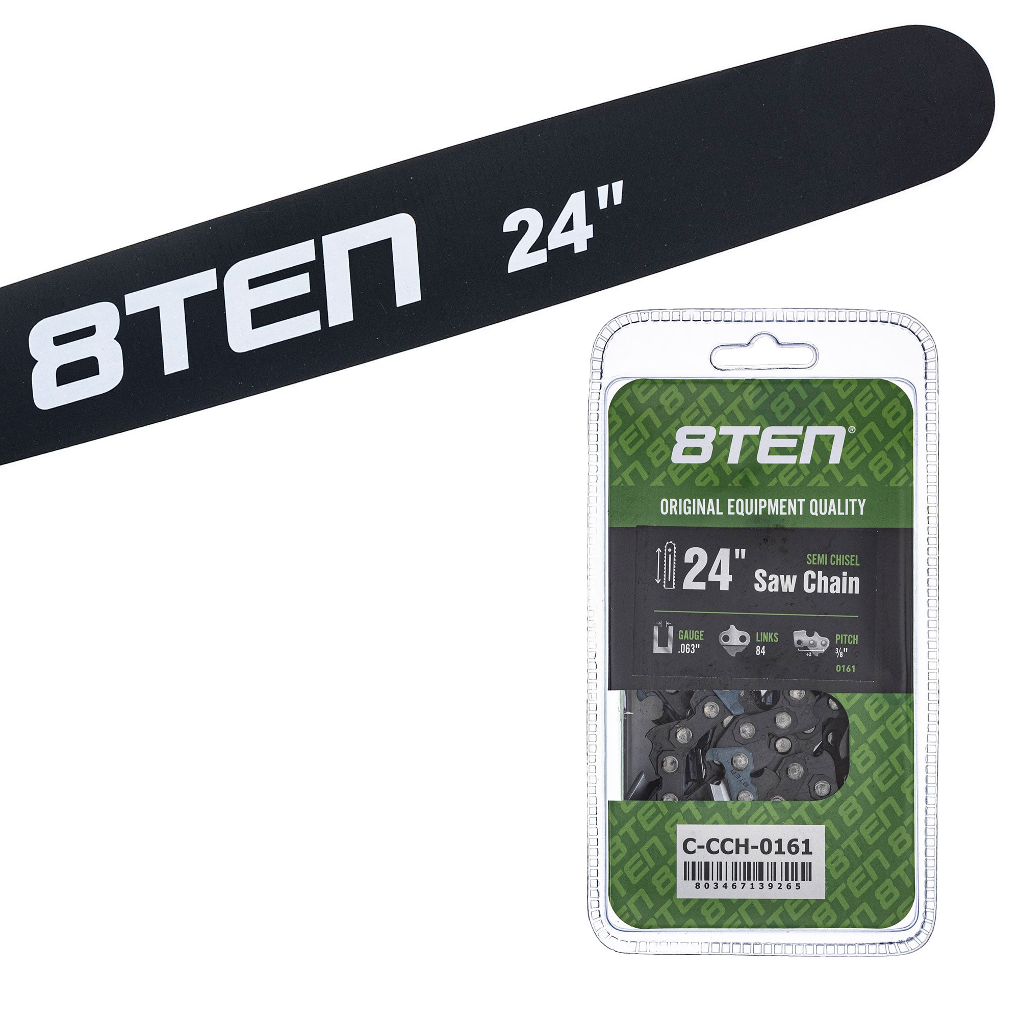 Chainsaw Bar & Chain Set 24 Inch for PS EA7900P EA7300P DCS7901 8TEN MK1010403