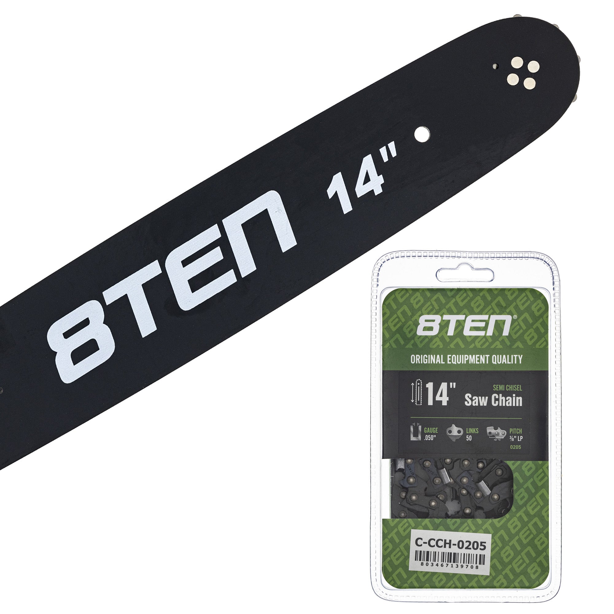 Chainsaw Bar & Chain Set 14 Inch for OLE MSE MS Mac 8TEN MK1010413