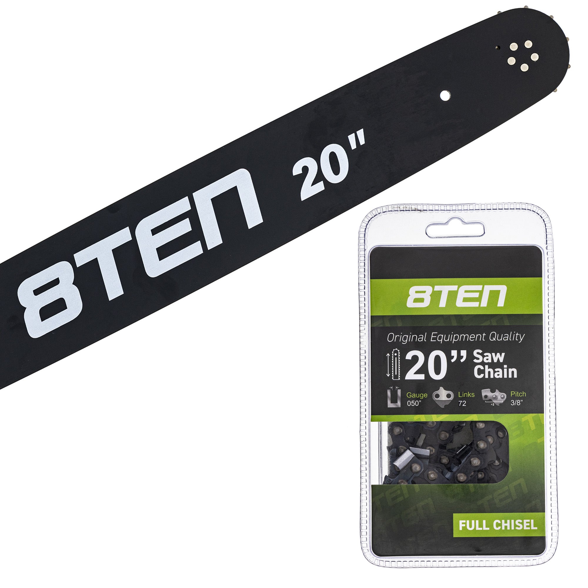 Chainsaw Bar & Chain Set 20 Inch for DCS9000 CS-7310PW CS-7310P 65 8TEN MK1010418
