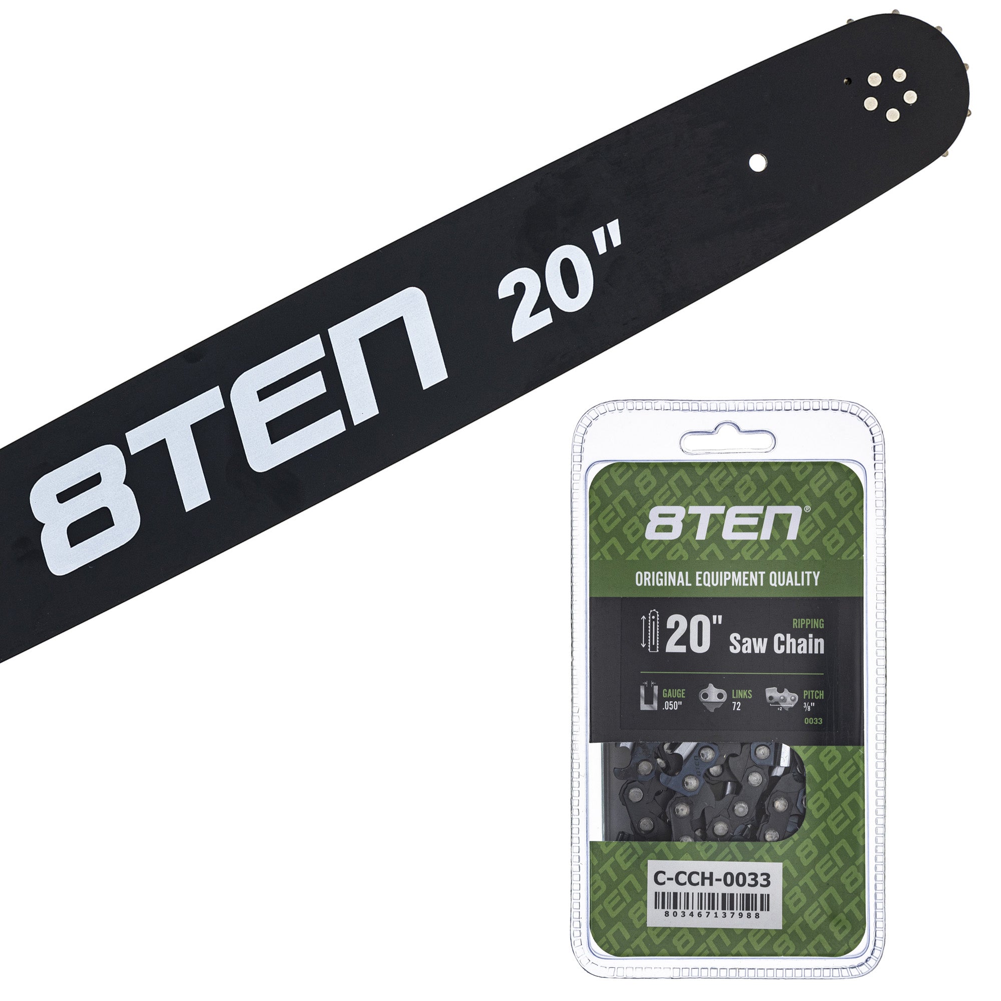 Chainsaw Bar & Chain Set 20 Inch for MS E 634 575 8TEN MK1010419