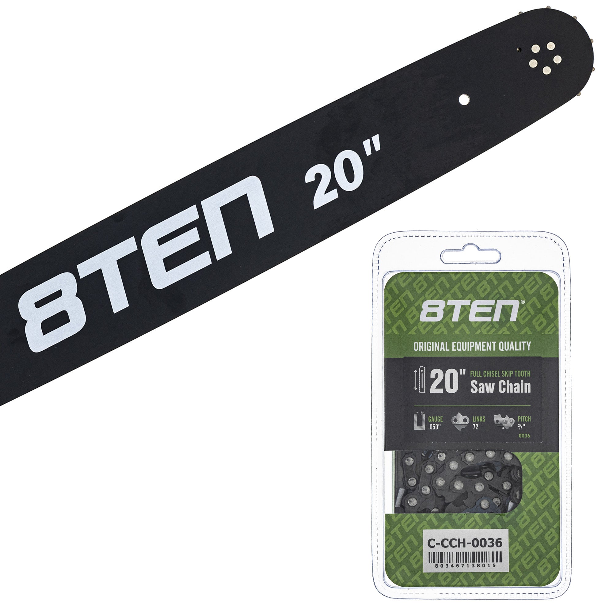 Chainsaw Bar & Chain Set 20 Inch For Husqvarna | 8TEN