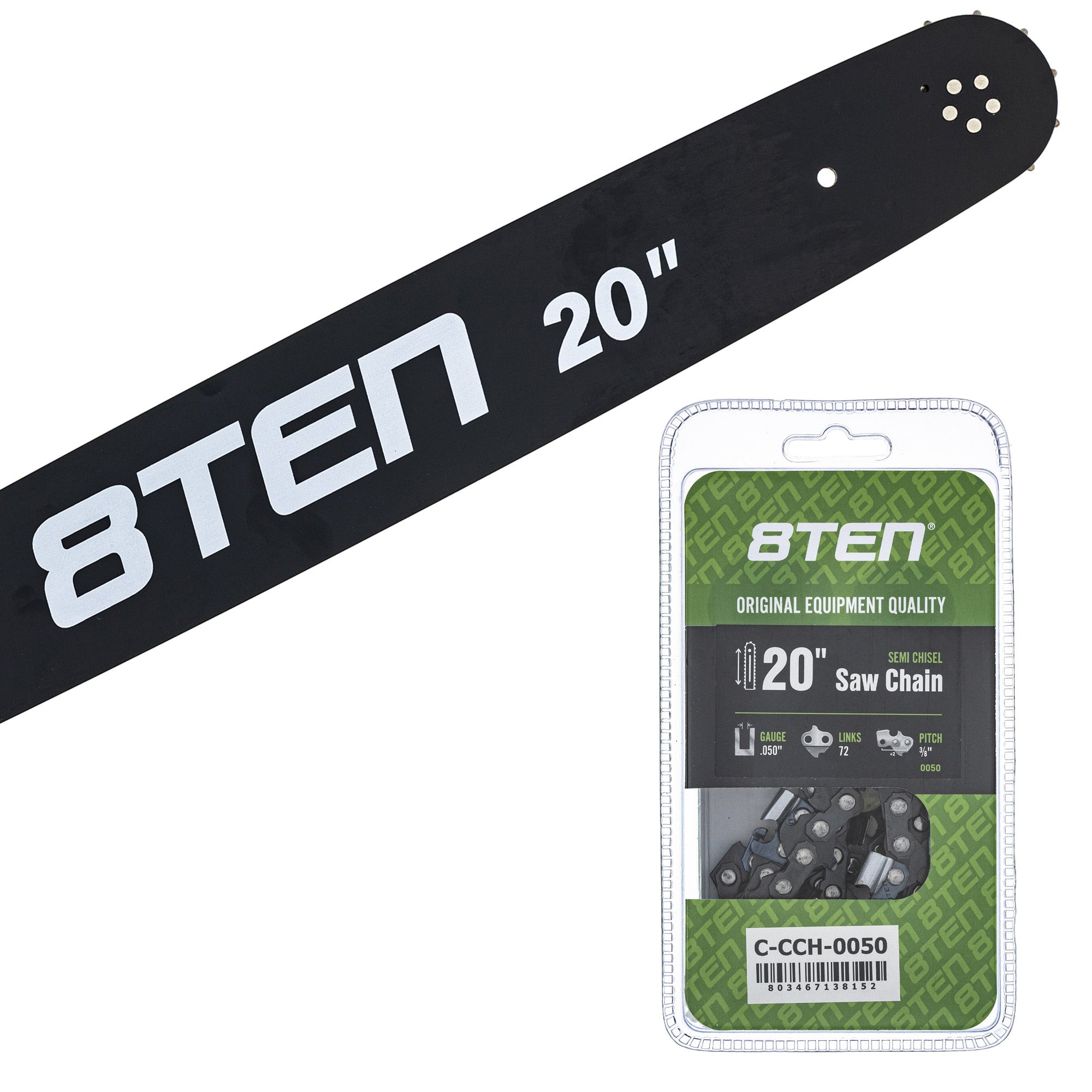 Chainsaw Bar & Chain Set 20 Inch for MS E 066 064 8TEN MK1010423