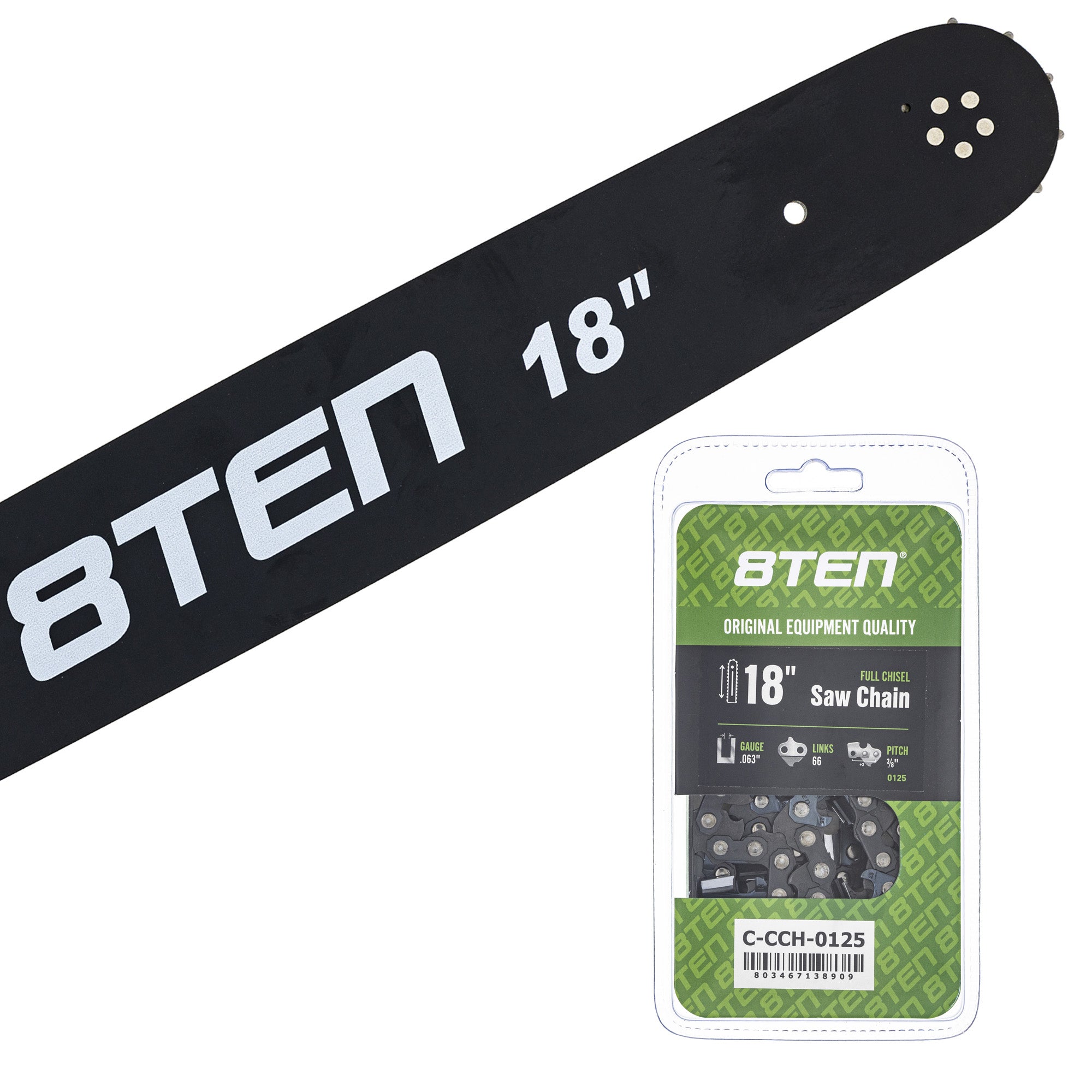 Chainsaw Bar & Chain Set 18 Inch for MSE MS E 066 8TEN MK1010428