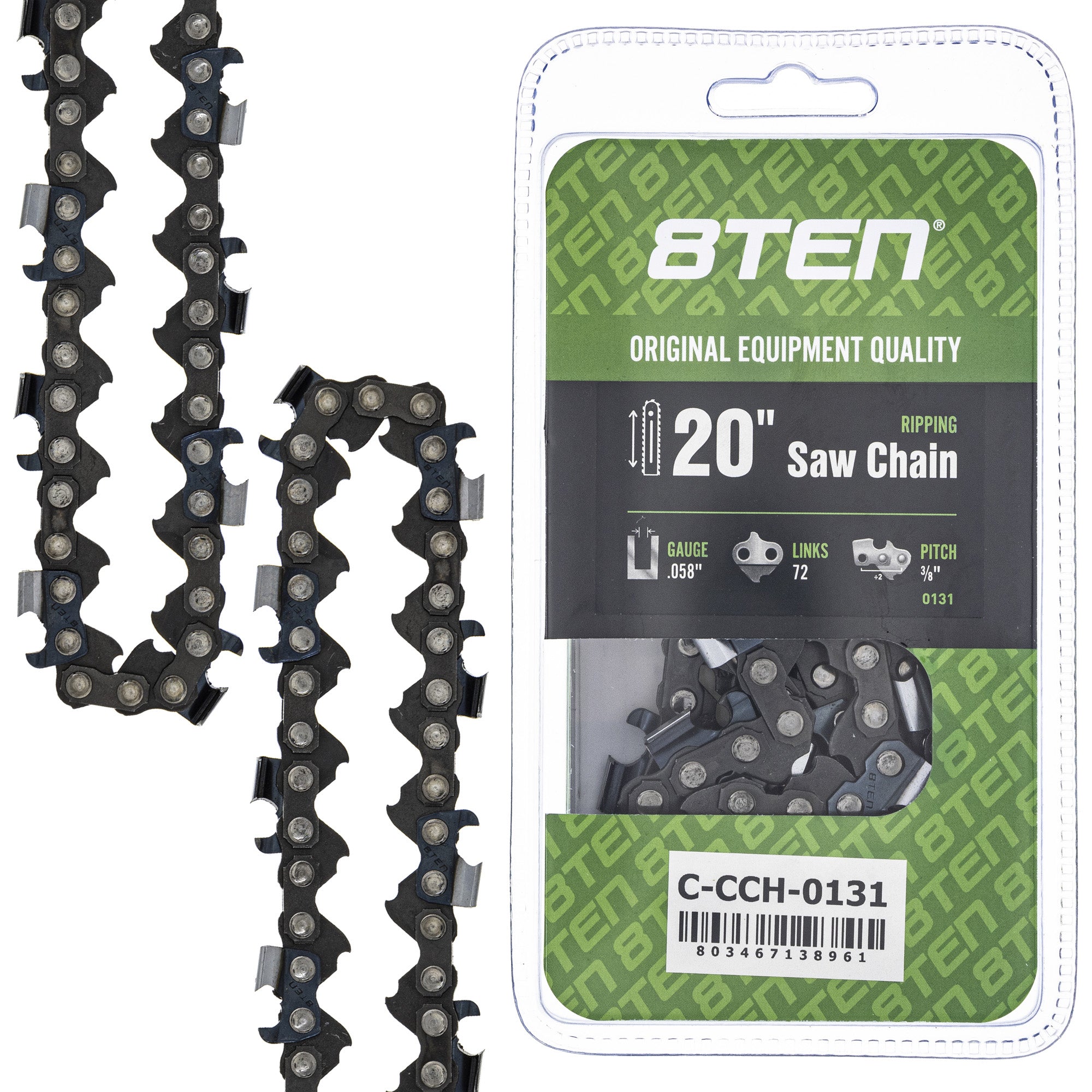 8TEN MK1010429 Guide Bar & Chain for EA6101P53G EA6100PREG