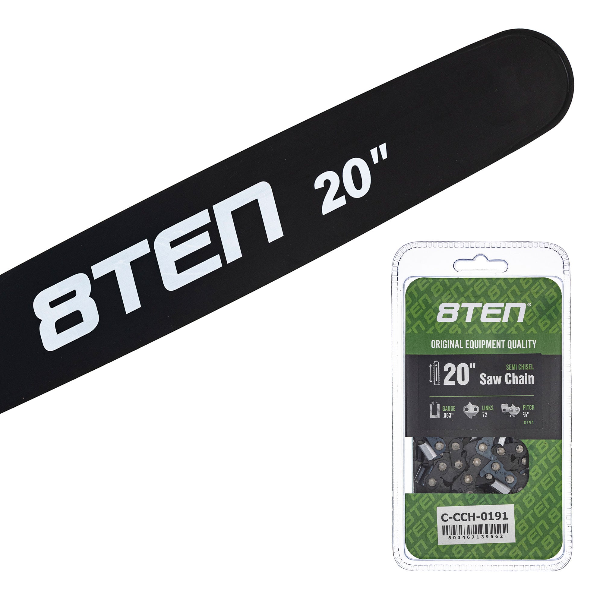 Chainsaw Bar & Chain Set 20 Inch for PS EA7900P EA7300P DCS7901 8TEN MK1010453