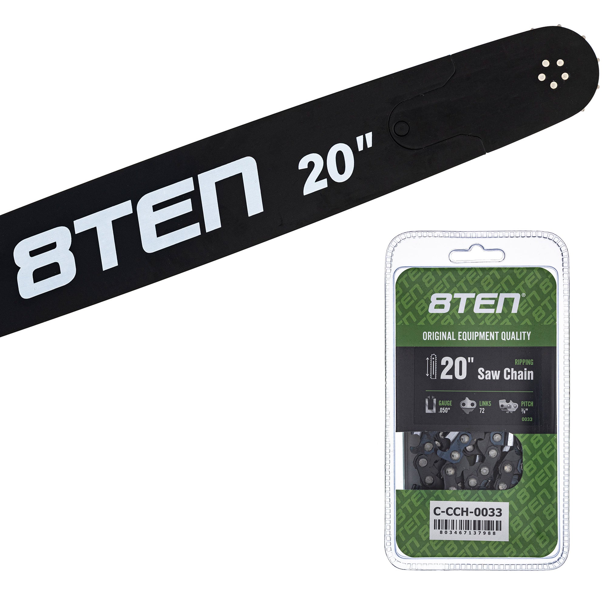 Chainsaw Bar & Chain Set 20 Inch for 575 8TEN MK1010457