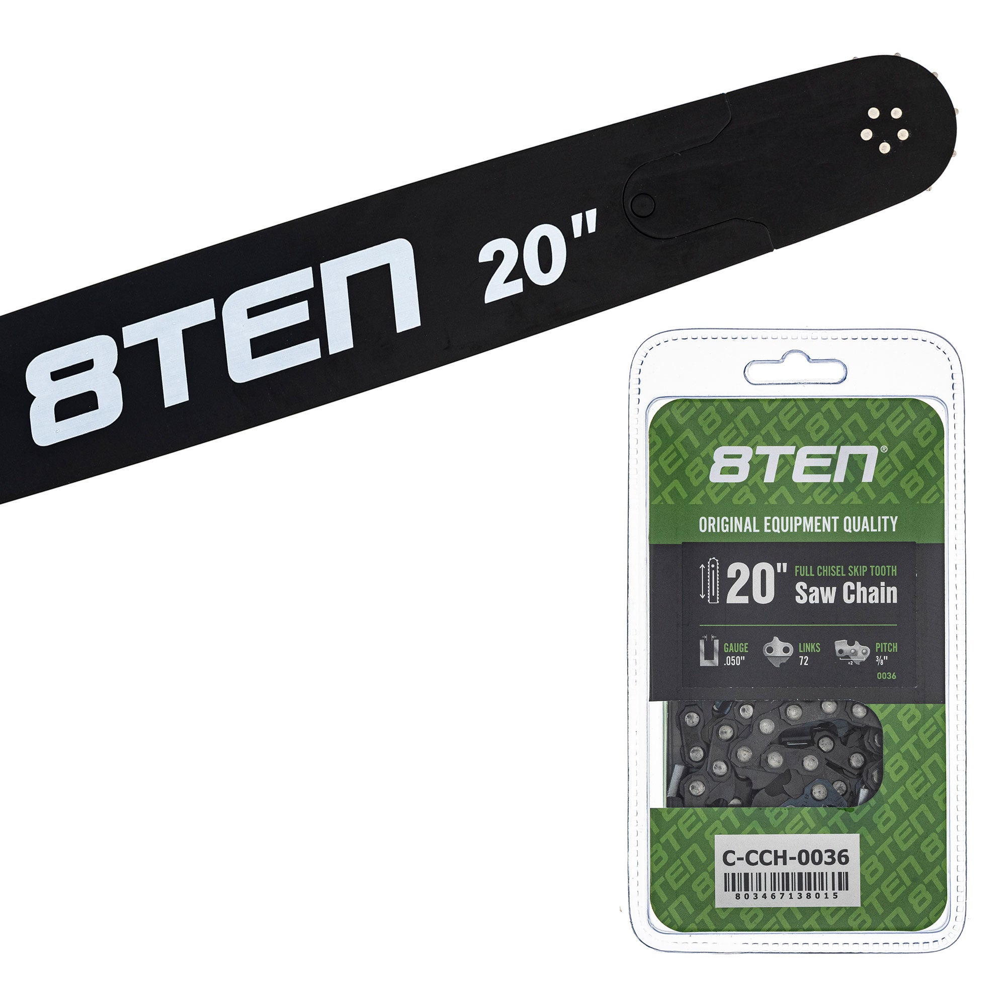 Chainsaw Bar & Chain Set 20 Inch for 575 8TEN MK1010458