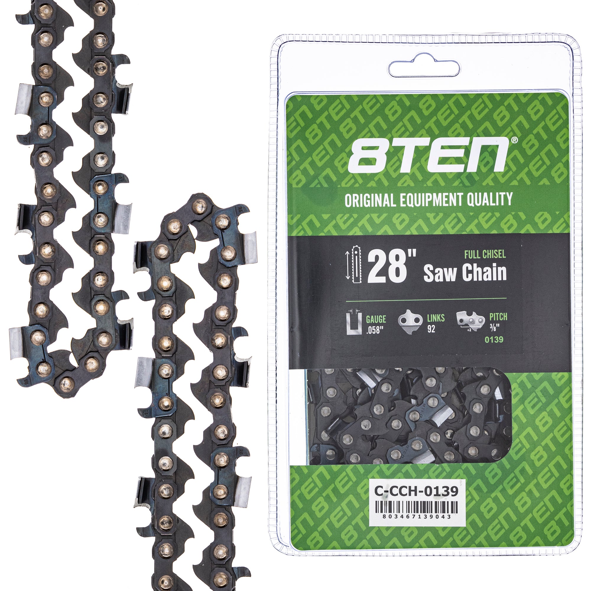 8TEN MK1010470 Guide Bar & Chain for