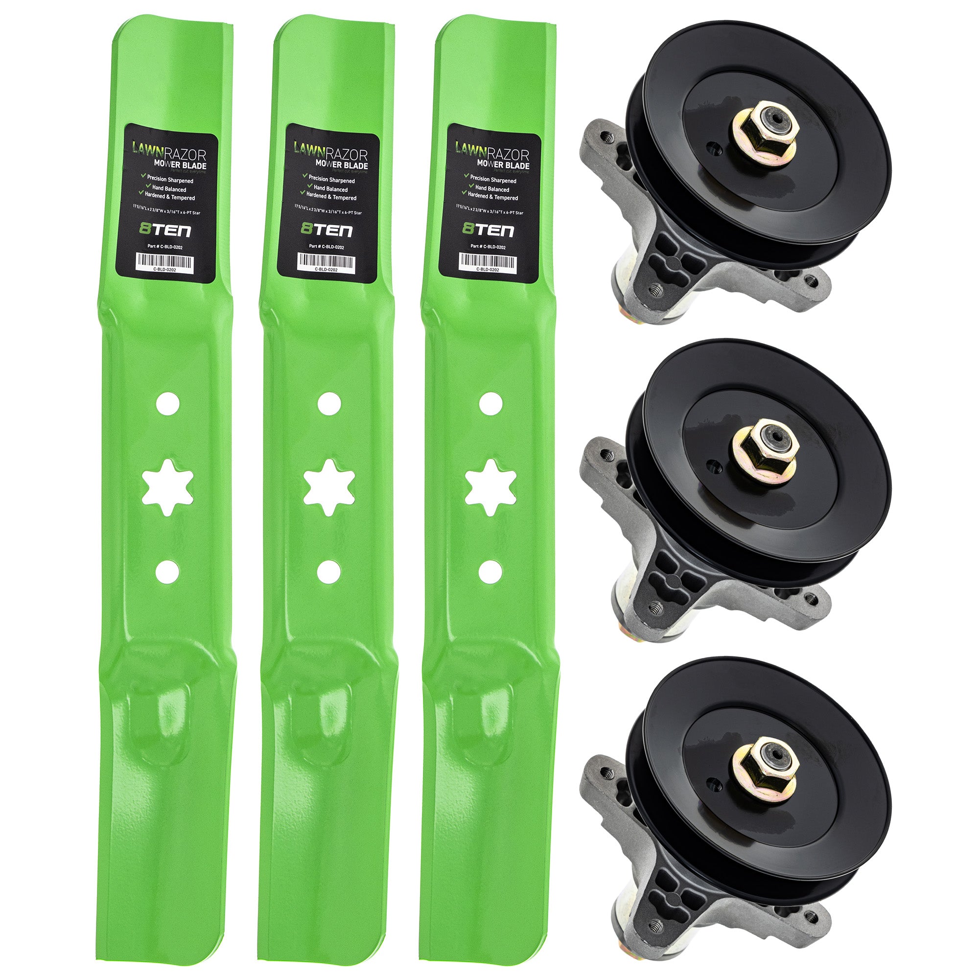 Blade Spindle Kit for zOTHER MTD Cub Cadet Troy-Bilt Cadet 8TEN MK1011615