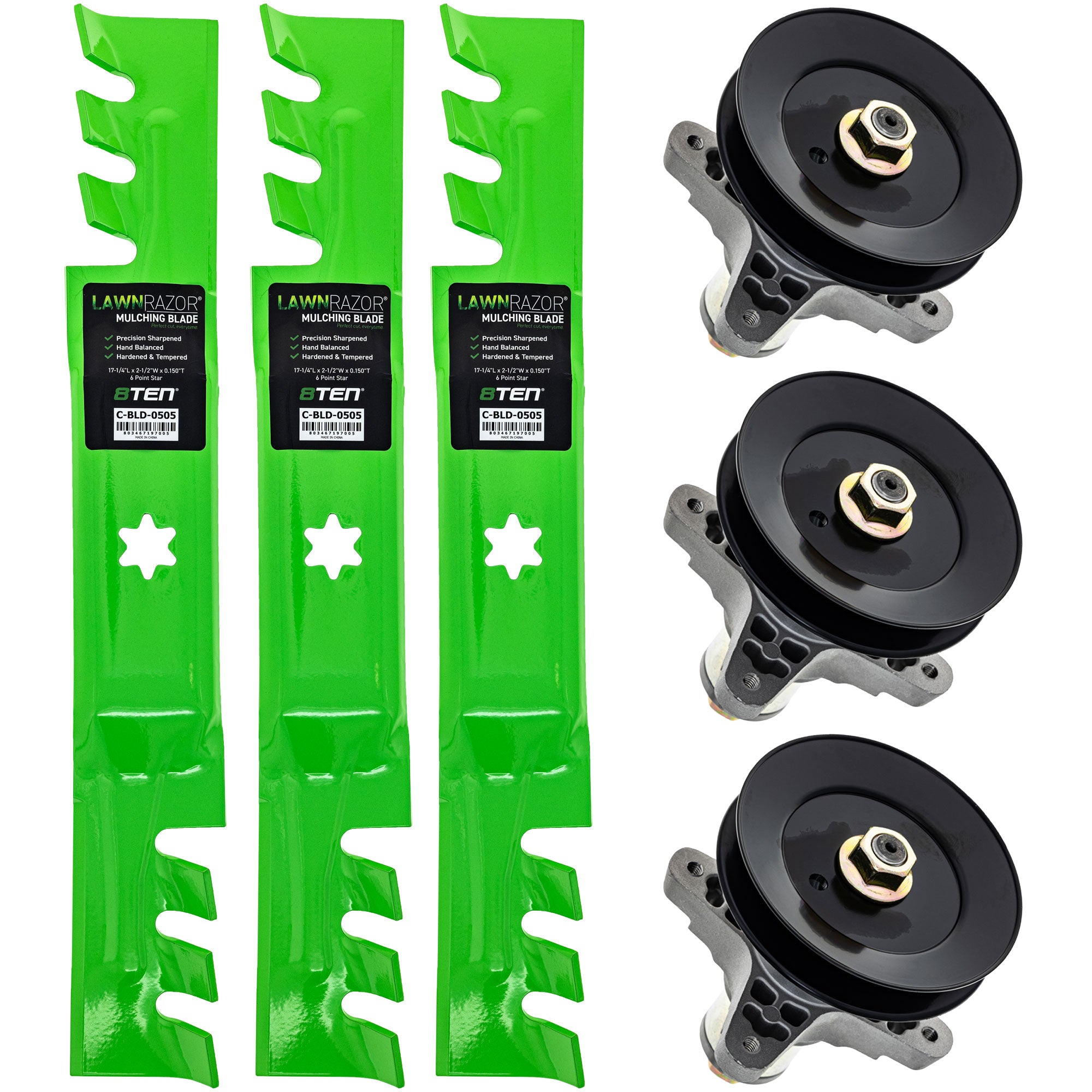 Blade Spindle Kit for zOTHER MTD Cub Cadet Troy-Bilt Cadet 8TEN MK1011616