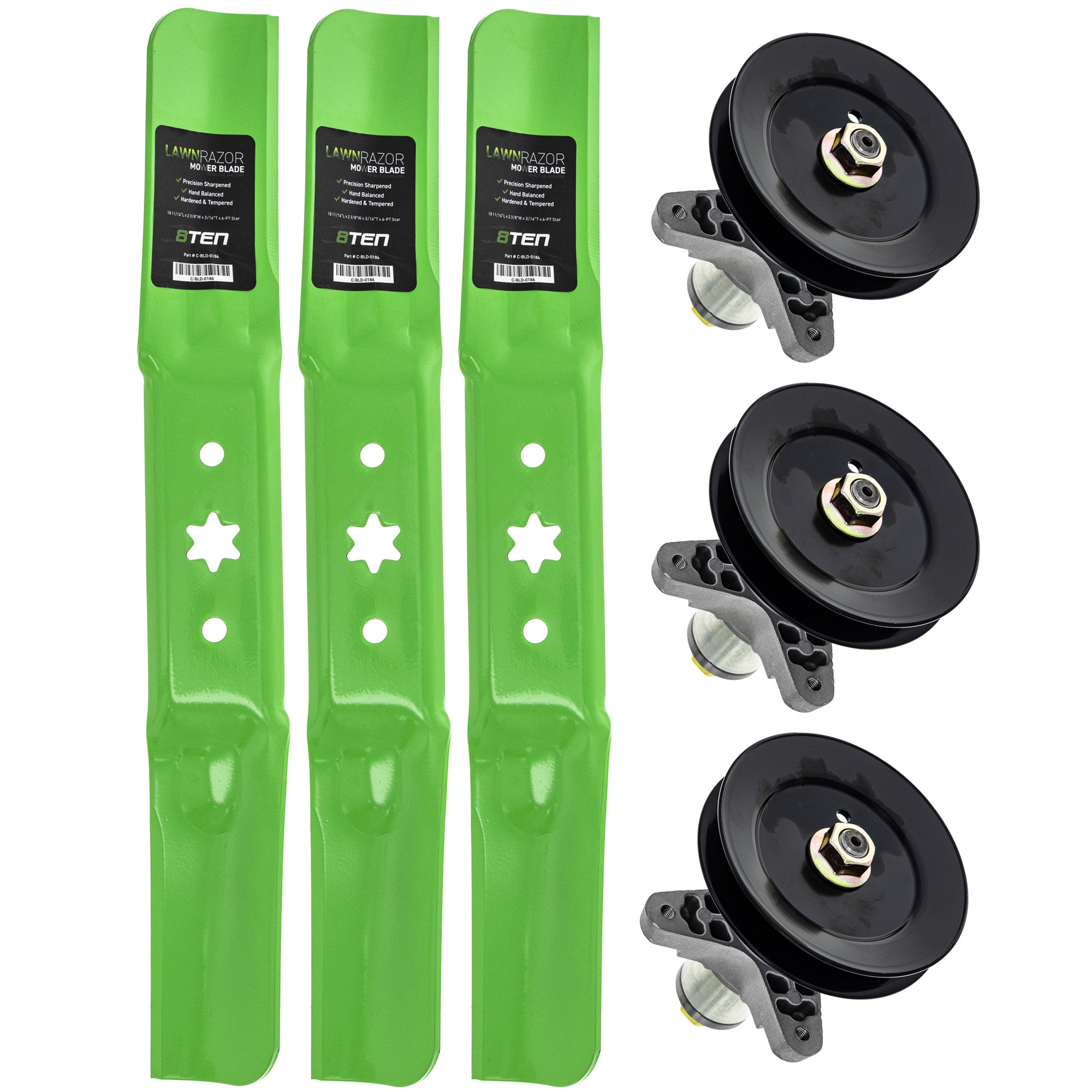 Blade Spindle Kit for zOTHER MTD Cub Cadet Troy-Bilt Cadet 8TEN MK1011617