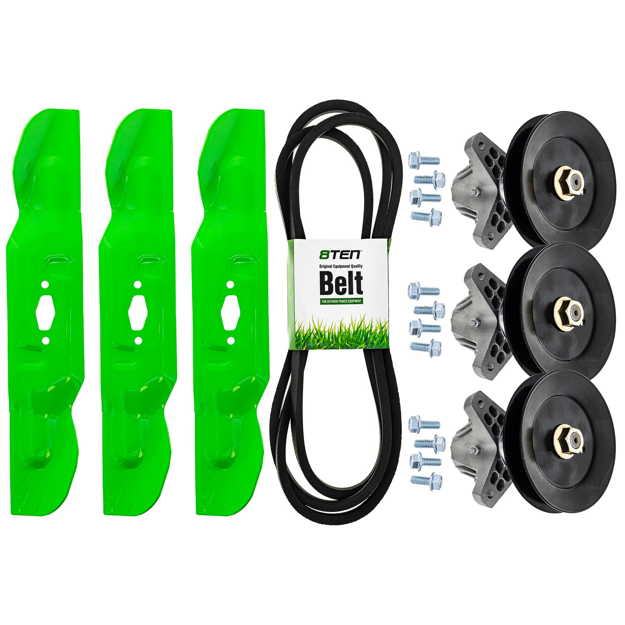 Blade Spindle Belt Deck Kit for zOTHER MTD Cub Cadet Troy-Bilt TT440 T3200 Super Cadet 8TEN MK1012221