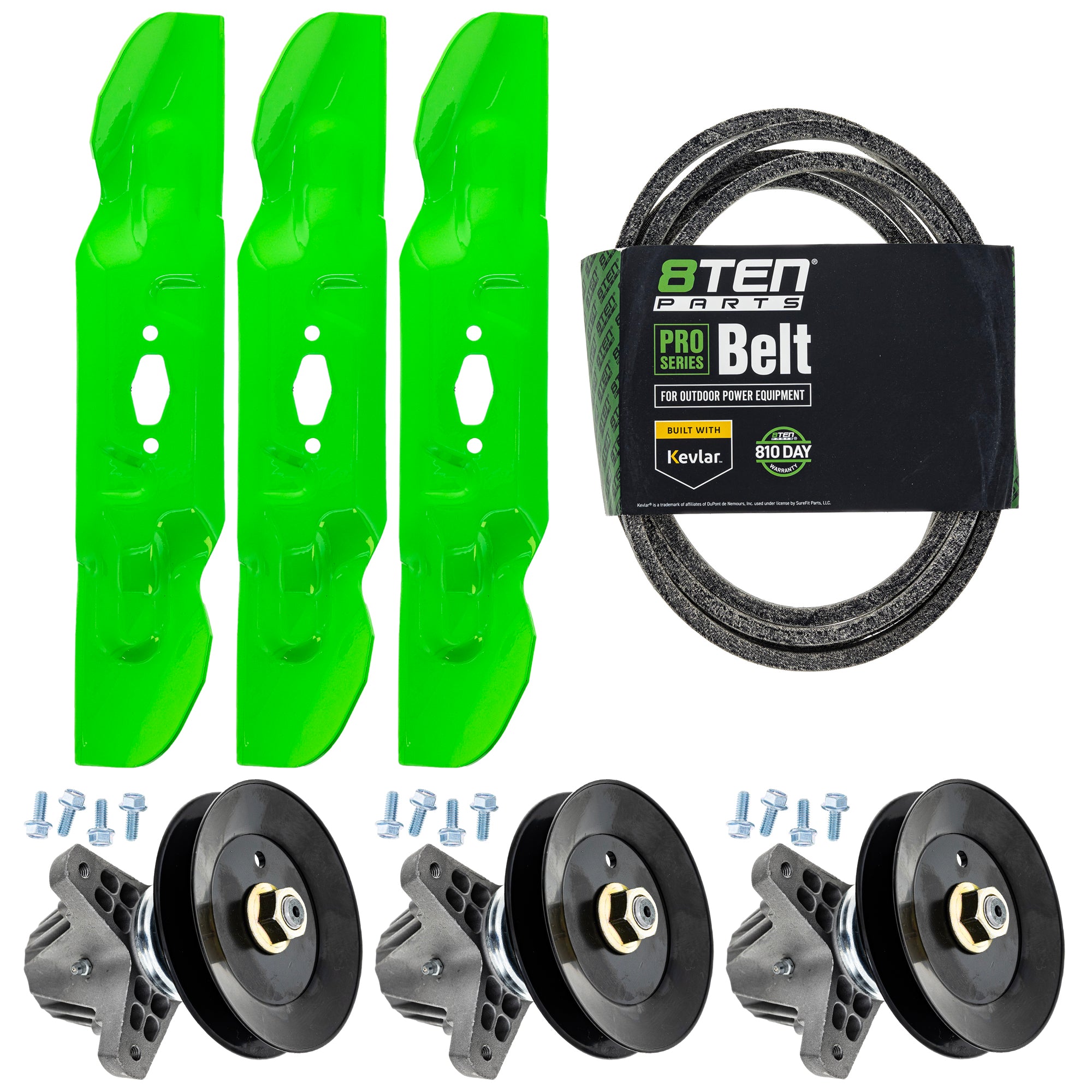 Blade Spindle Belt Deck Kit for zOTHER MTD Cub Cadet Troy-Bilt Z5650 Z5600 Mustang Cadet 8TEN MK1012224