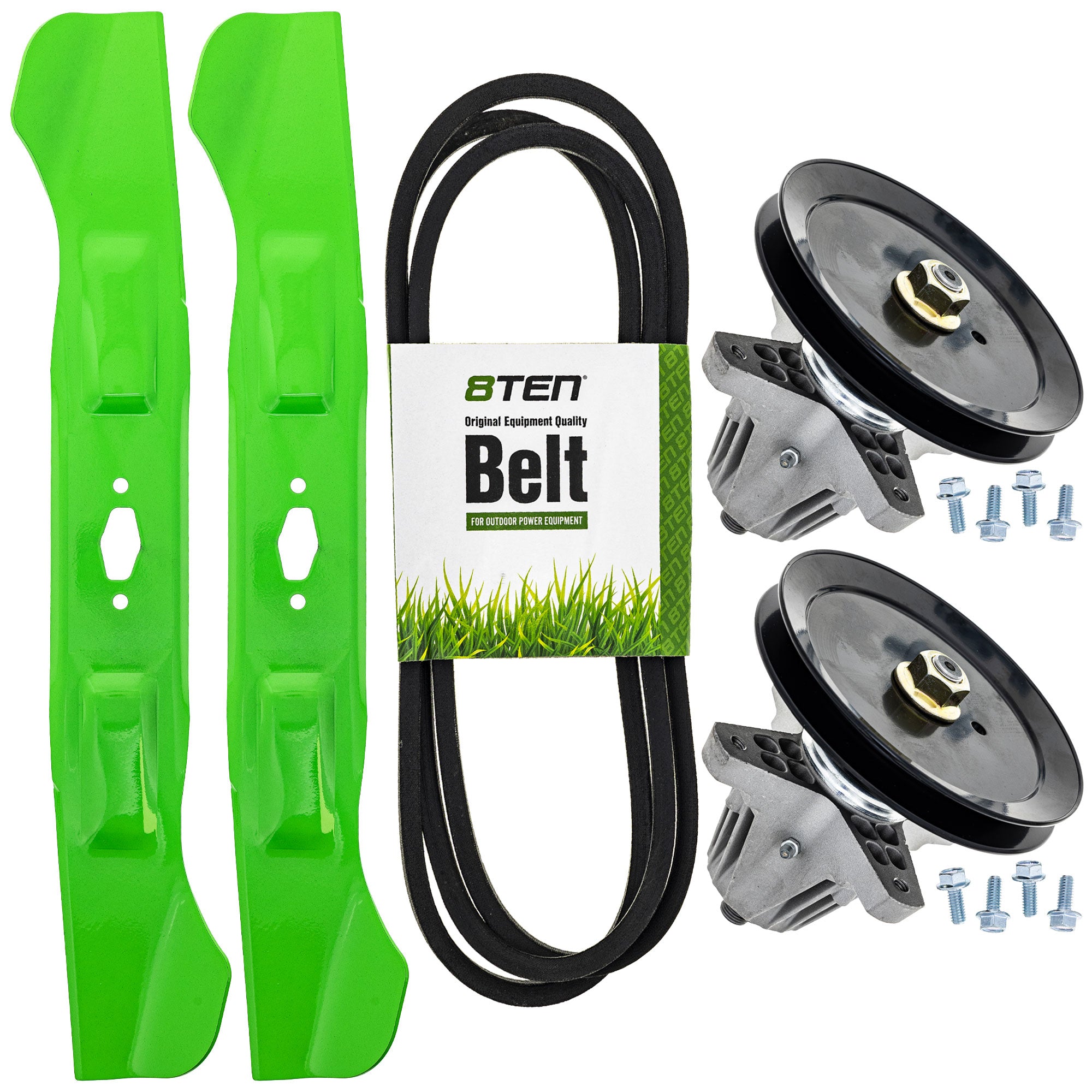 Blade Spindle Belt Deck Kit for zOTHER MTD Cub Cadet Troy-Bilt Super Cadet 13APA1BNA66 8TEN MK1012228