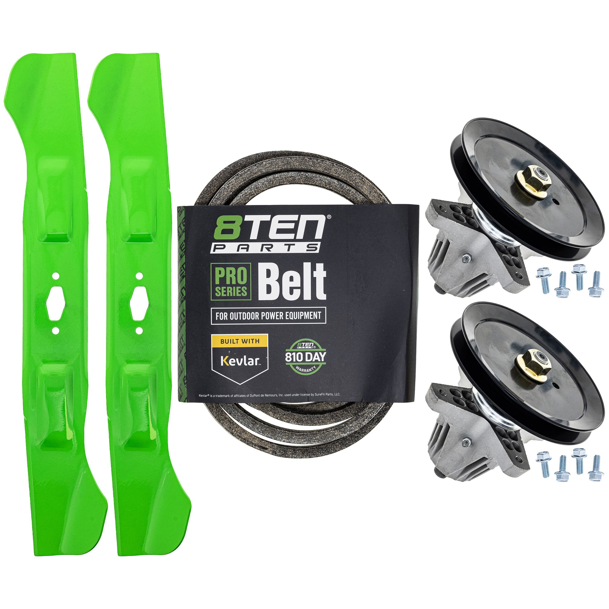 Blade Spindle Belt Deck Kit for zOTHER MTD Cub Cadet Troy-Bilt T2400 Cadet 8TEN MK1012229