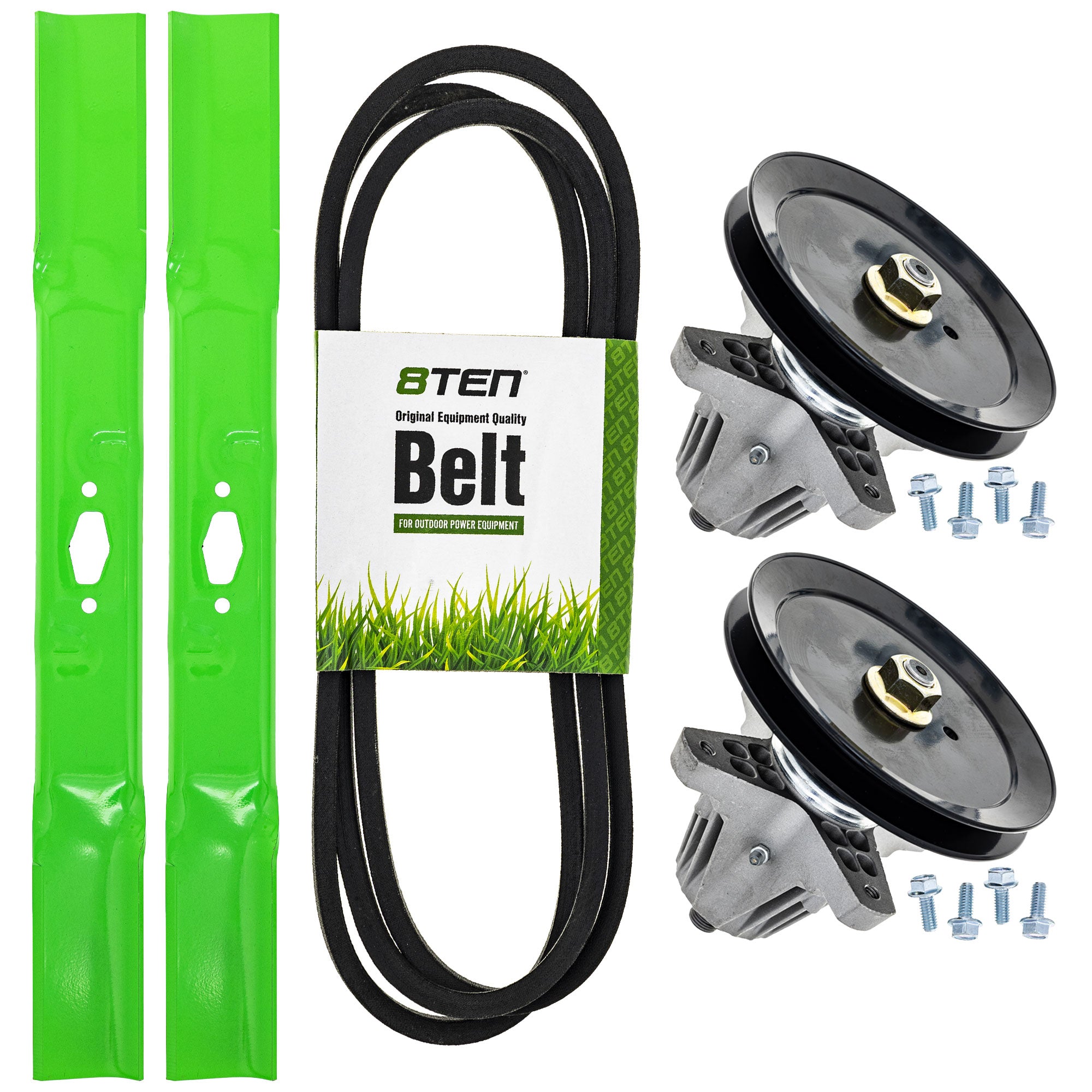 Blade Spindle Belt Deck Kit for zOTHER MTD Cub Cadet Troy-Bilt Super Cadet 13APA1BNA66 8TEN MK1012234